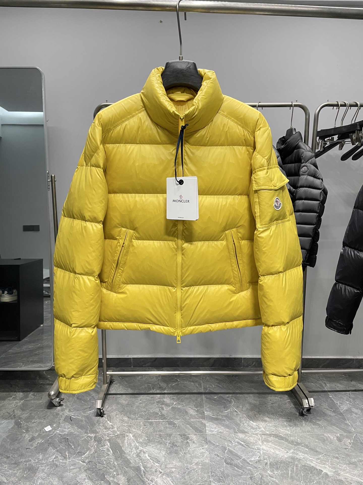 Moncler Male Down Jacket Black S-m-l