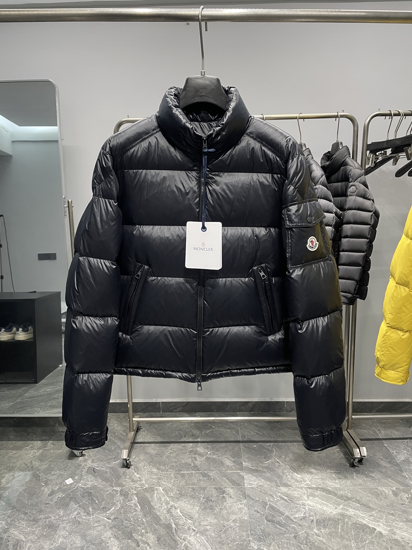 Moncler Male Down Jacket Black S-m-l