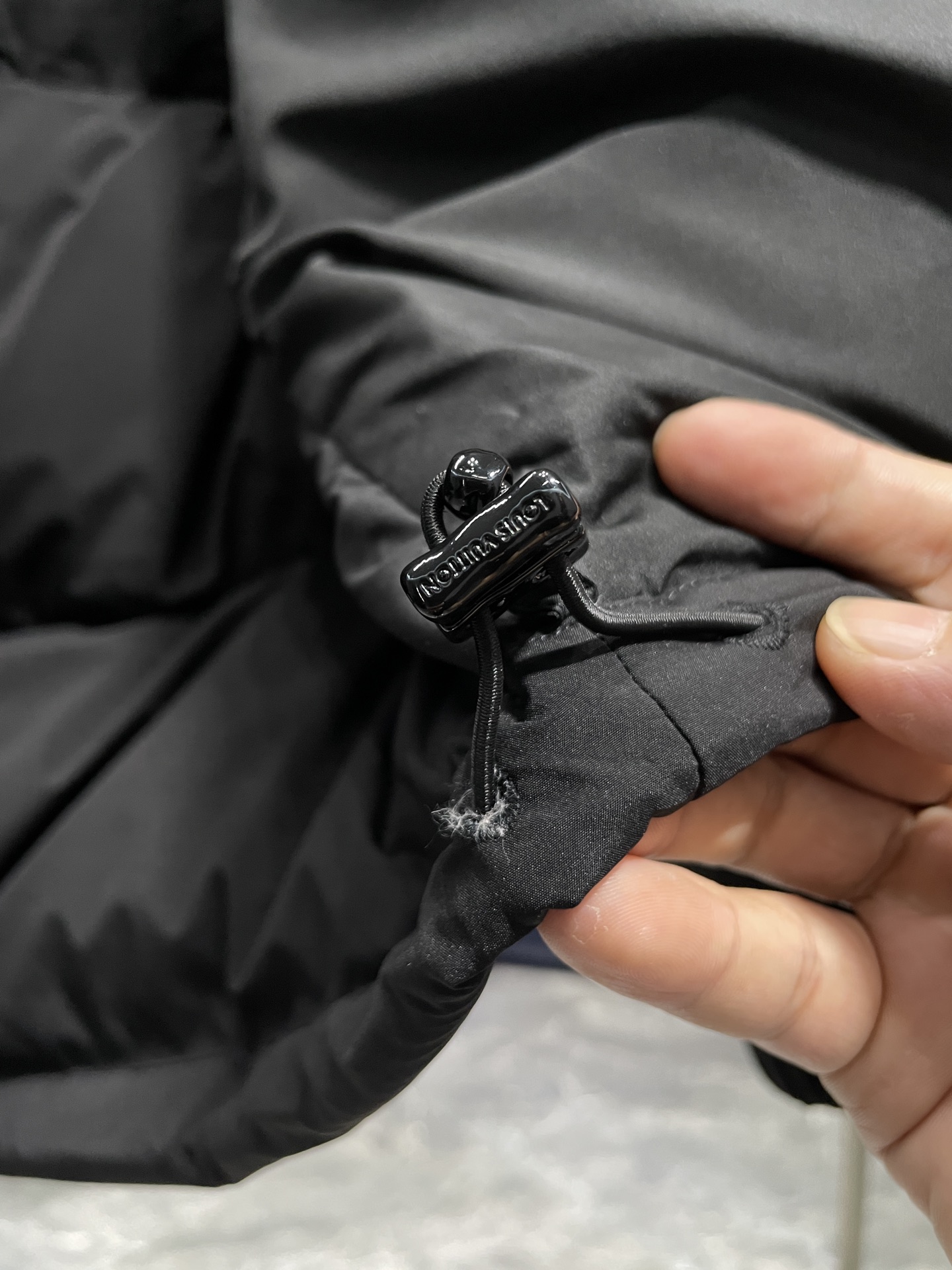 Louis Vuitton Male Down Jacket Goose Down Black Hooded M-l-54-48-50-52