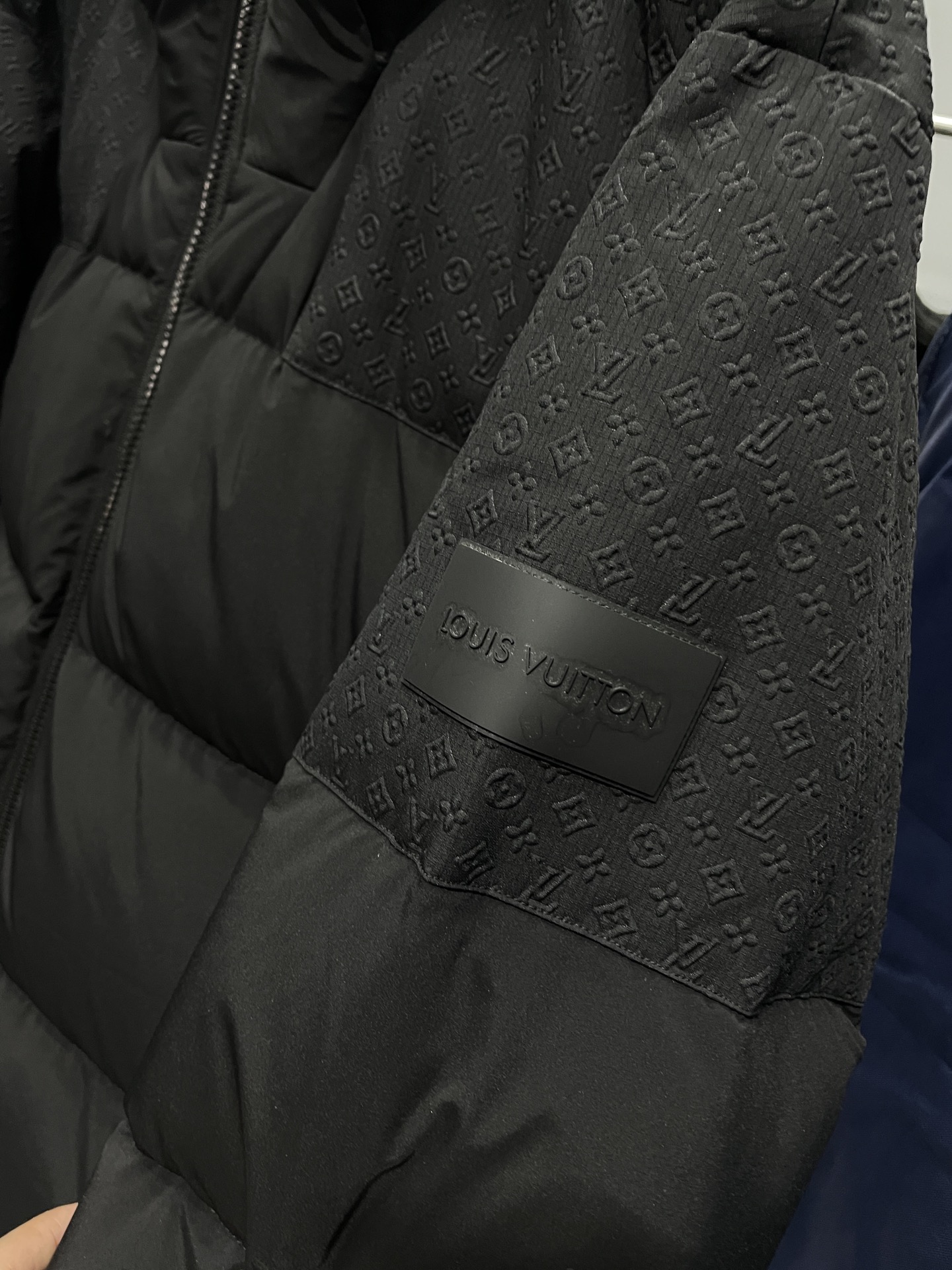 Louis Vuitton Male Down Jacket Goose Down Black Hooded M-l-54-48-50-52