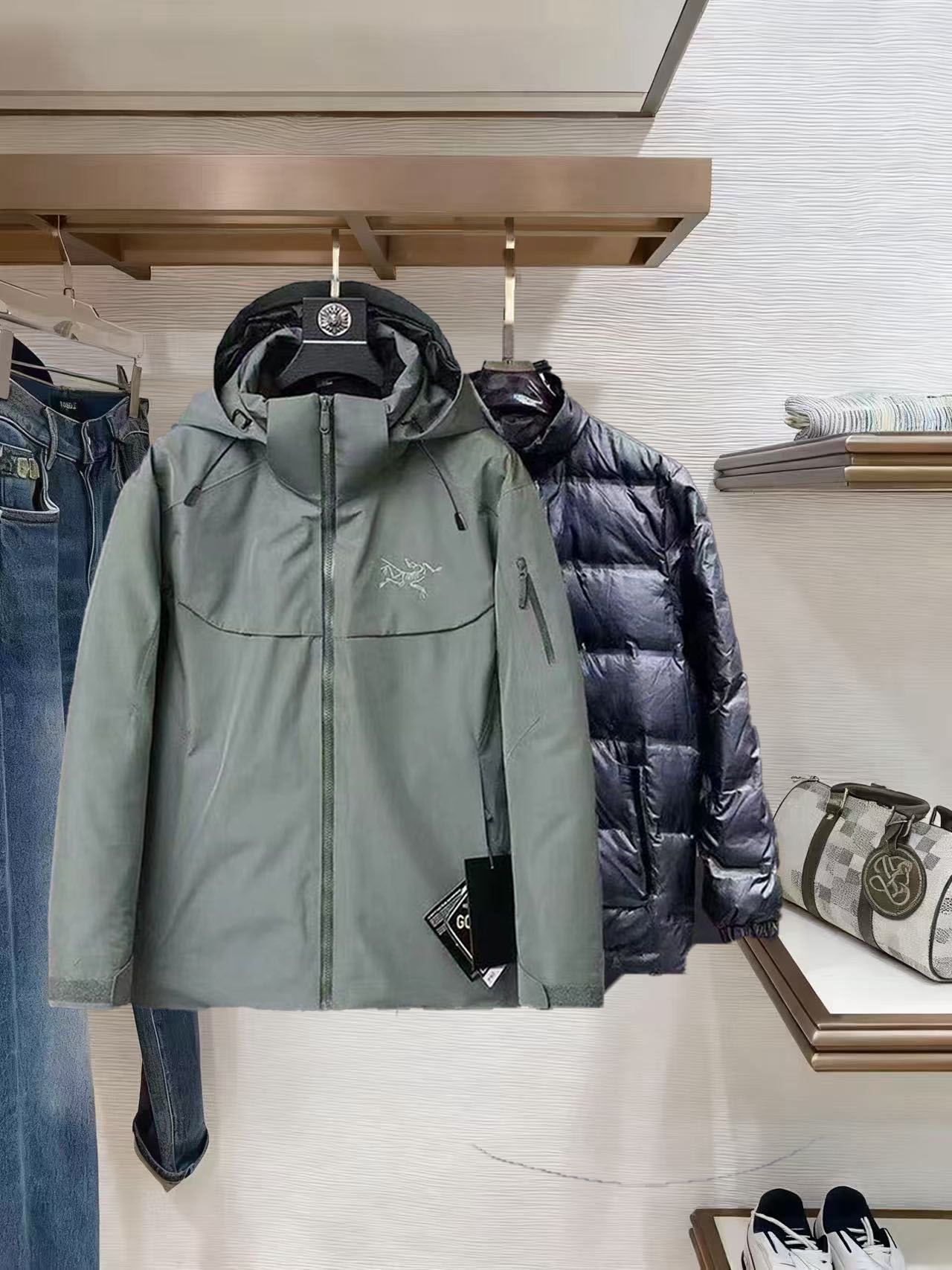 Arcteryx Down Jacket Goose Down Hooded M-l-xxxl