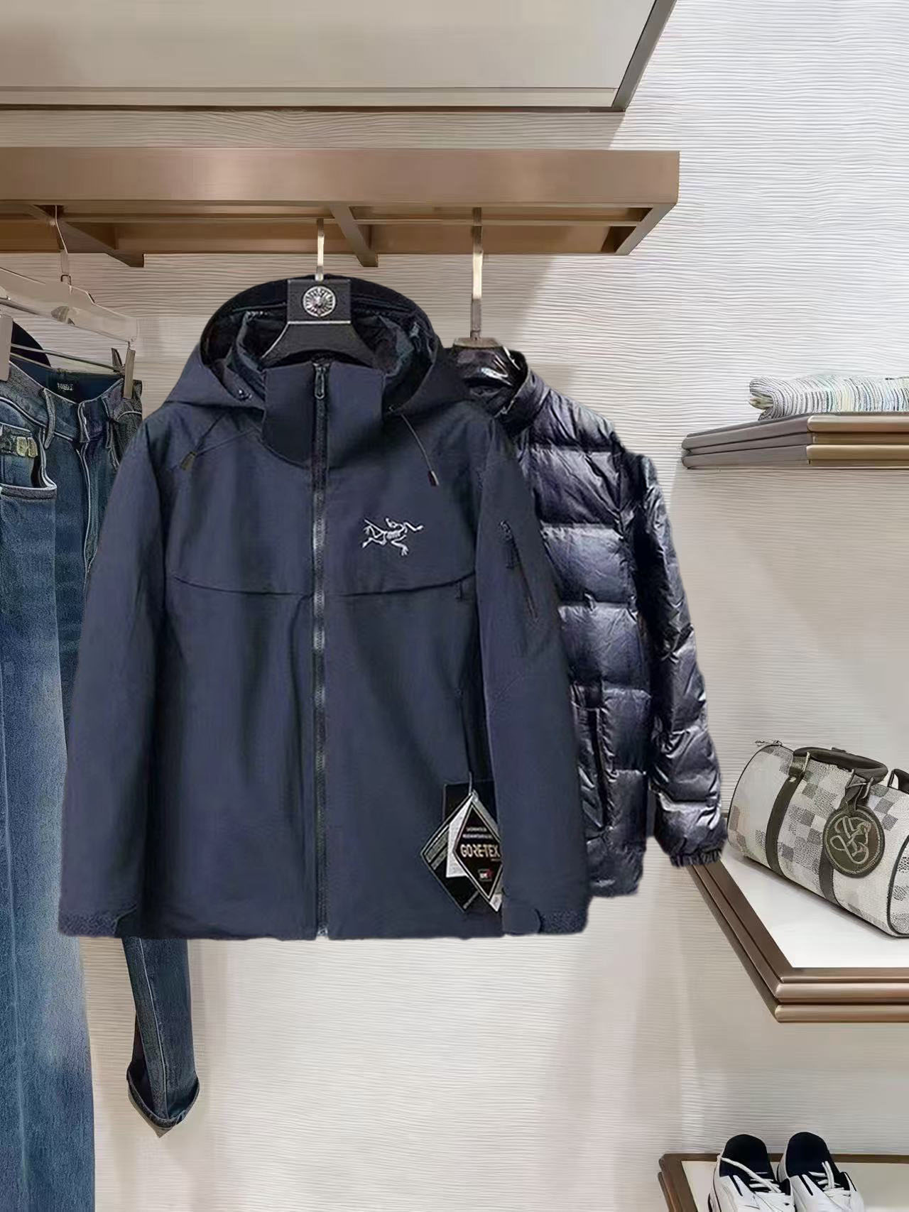 Arcteryx Down Jacket Goose Down Hooded M-l-xxxl