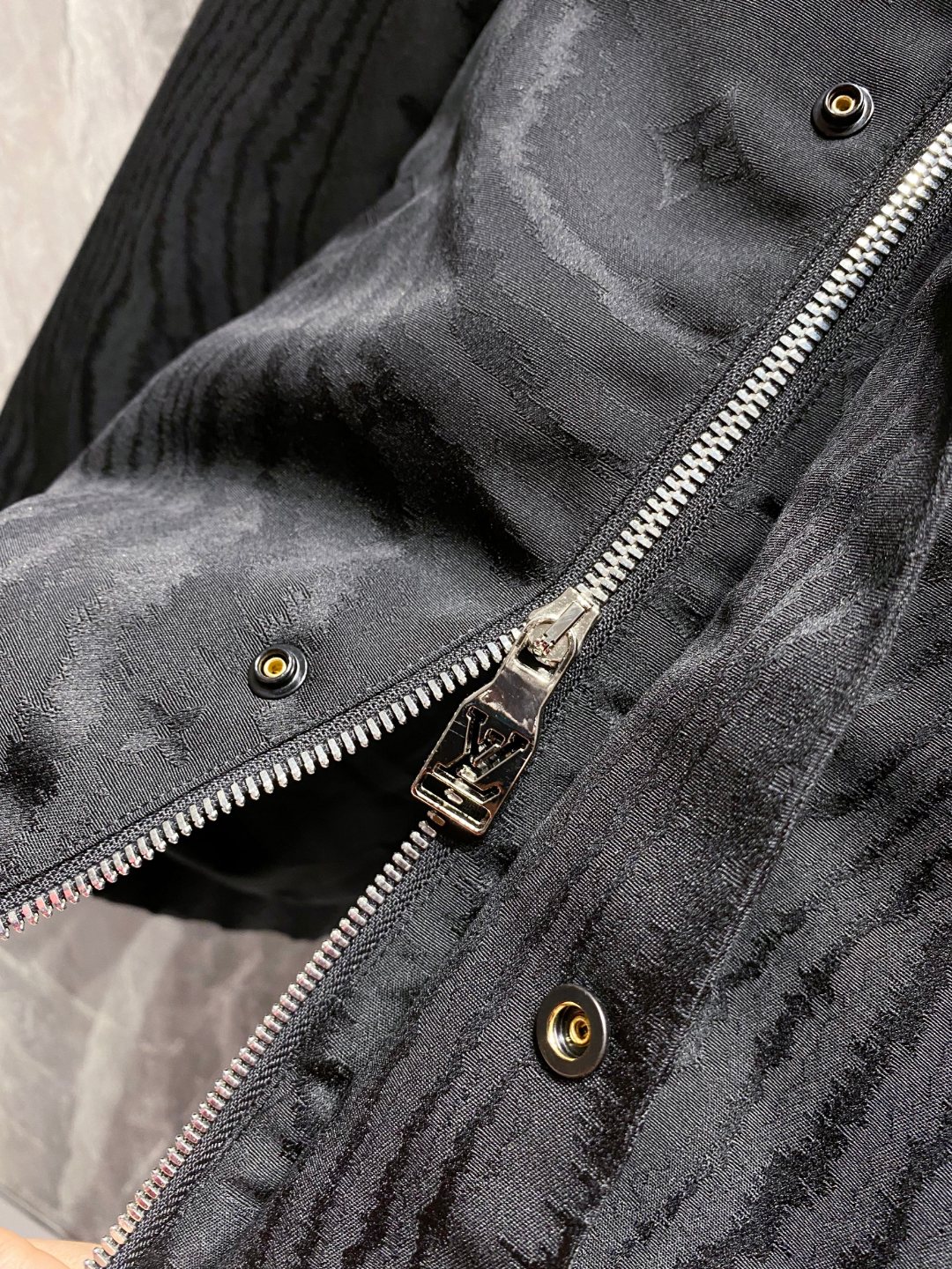 Louis Vuitton Male Jacket Black Couple Style S-m-l-xl