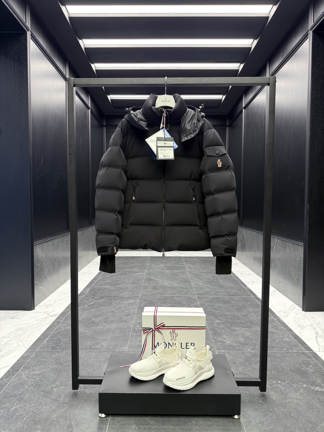 Moncler Male Jacket Knitted Black S-m-l