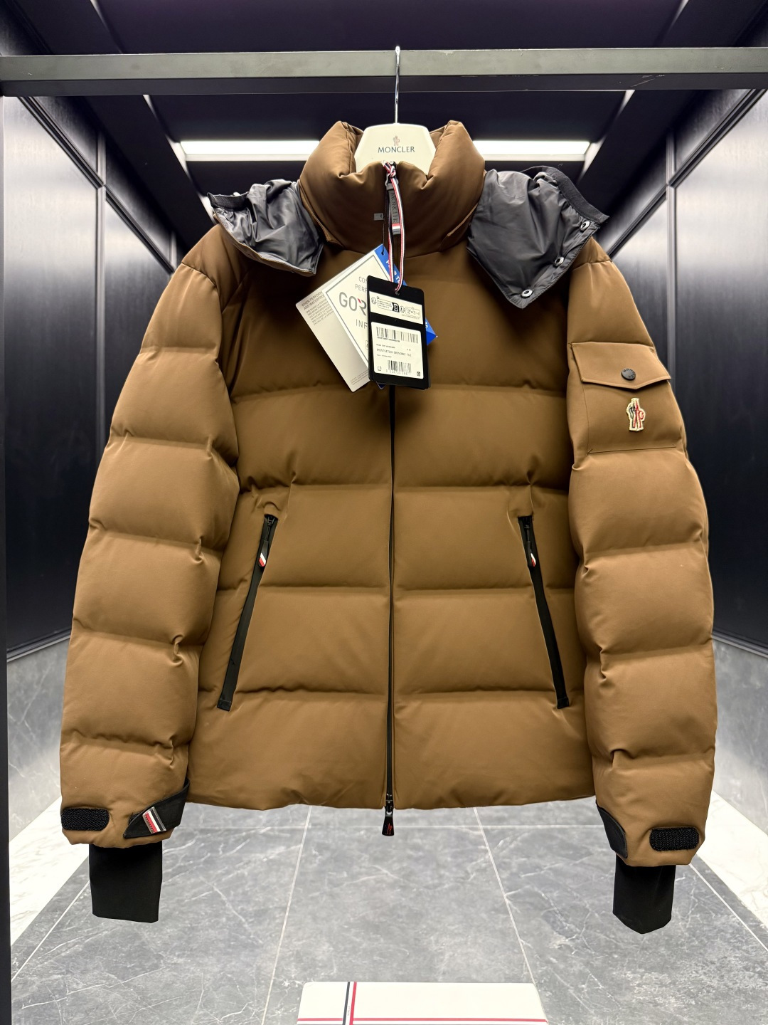 Moncler Male Jacket Knitted Black S-m-l