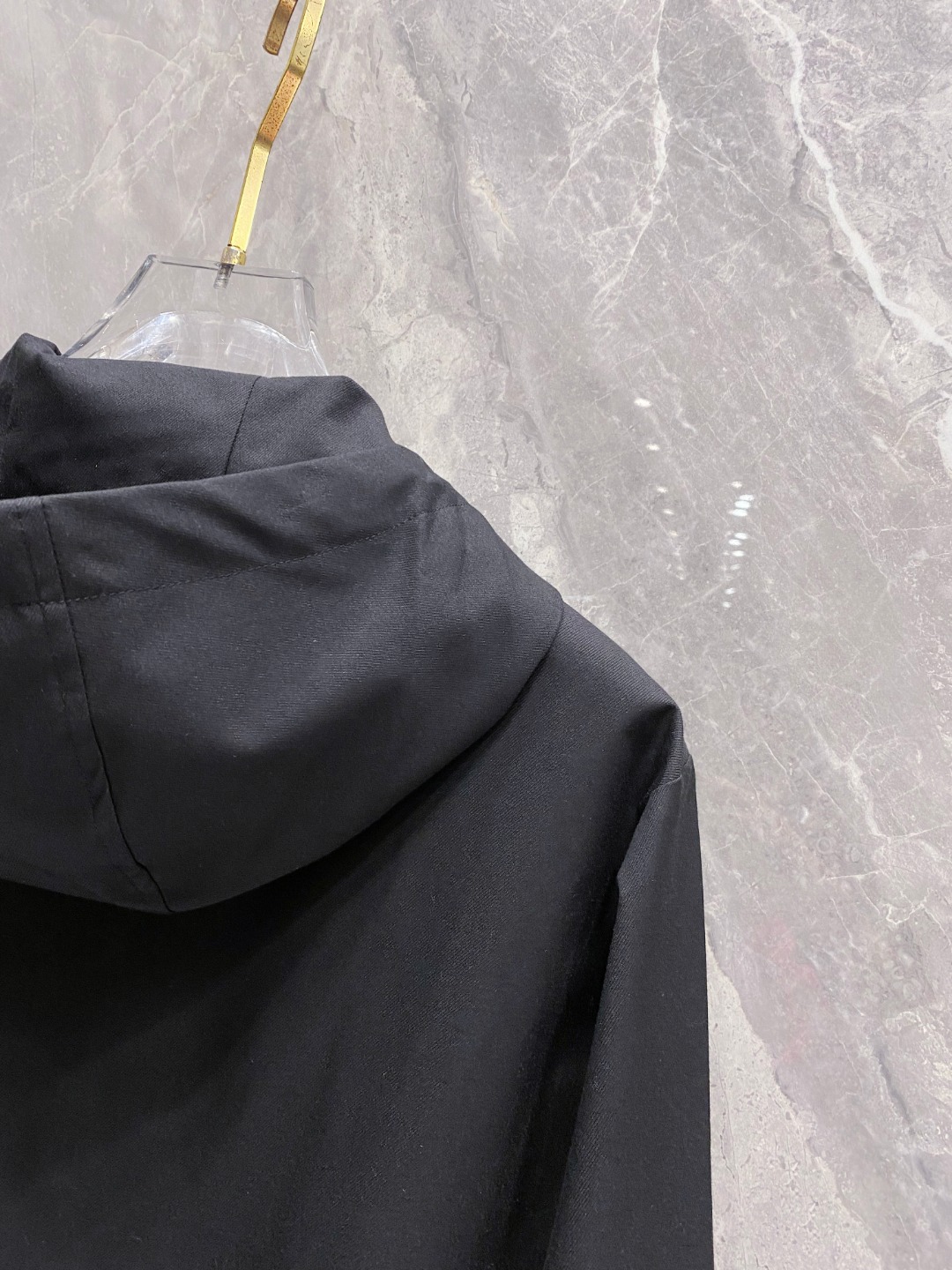 Kiton Jacket Black Hooded