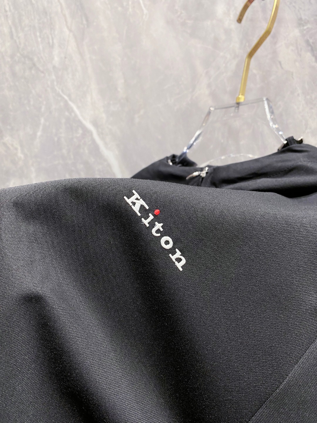 Kiton Jacket Black Hooded