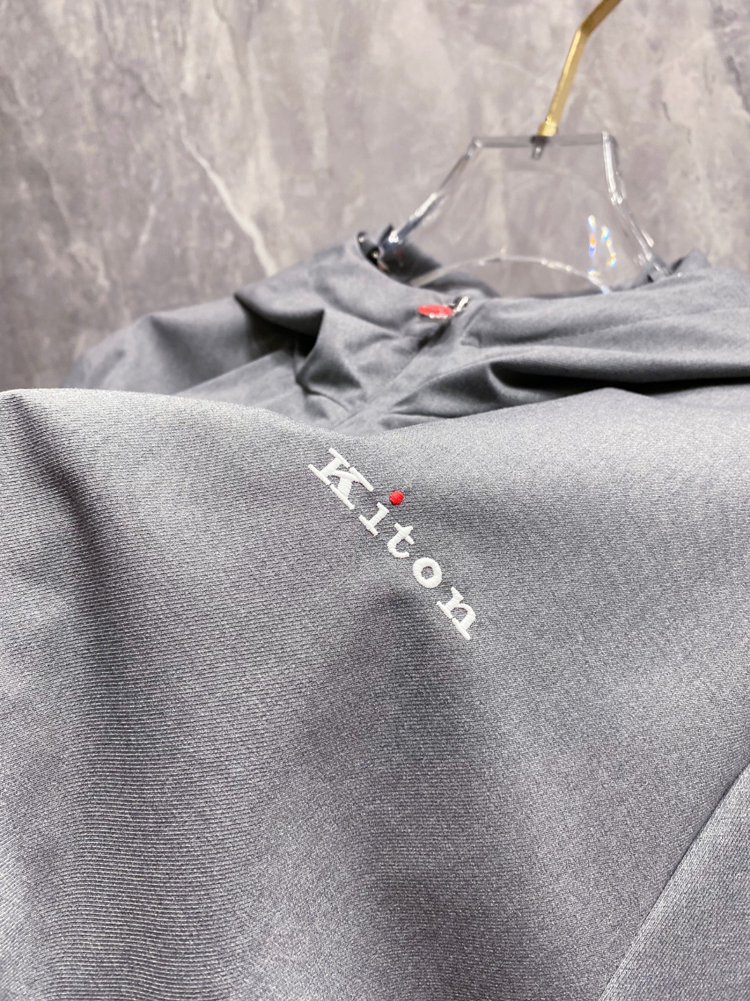 Kiton Jacket Black Hooded