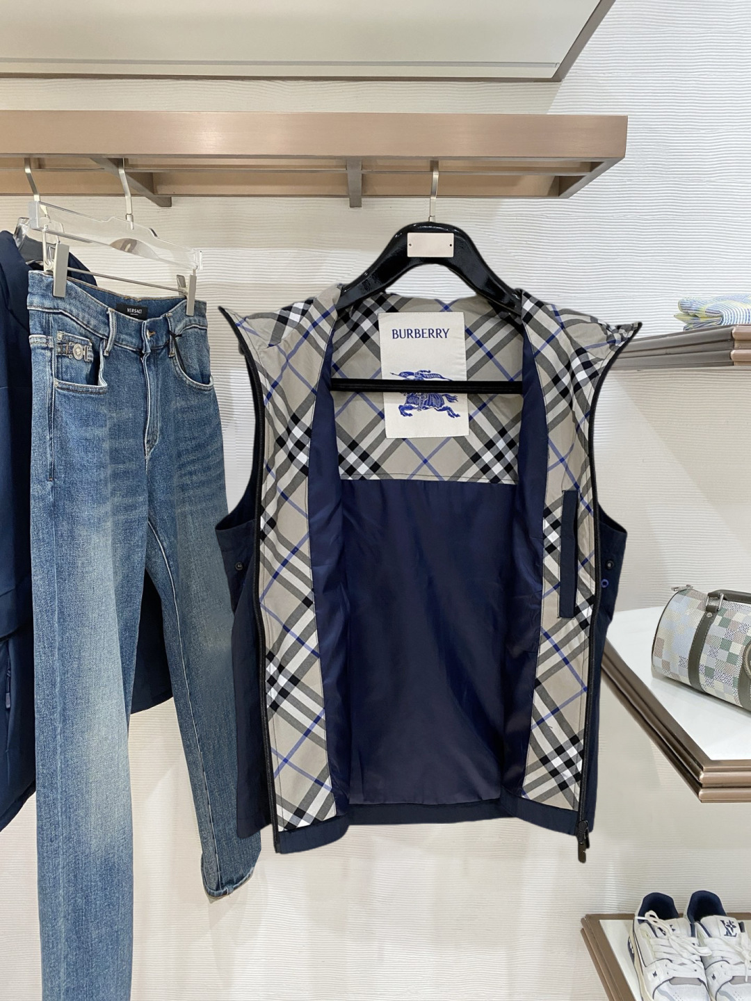 Burberry Vest Polyester Hooded S-m-xl