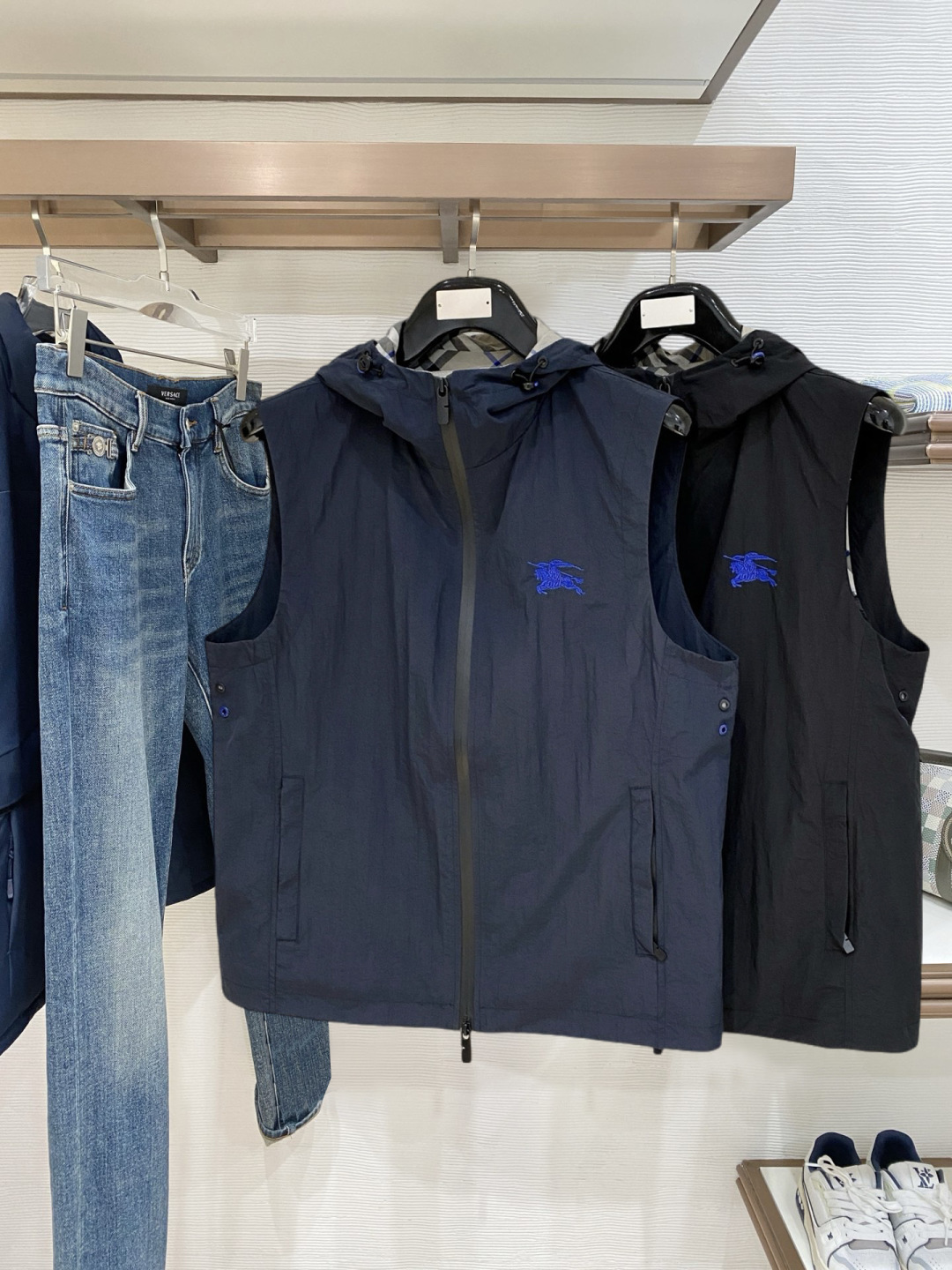 Burberry Vest Polyester Hooded S-m-xl