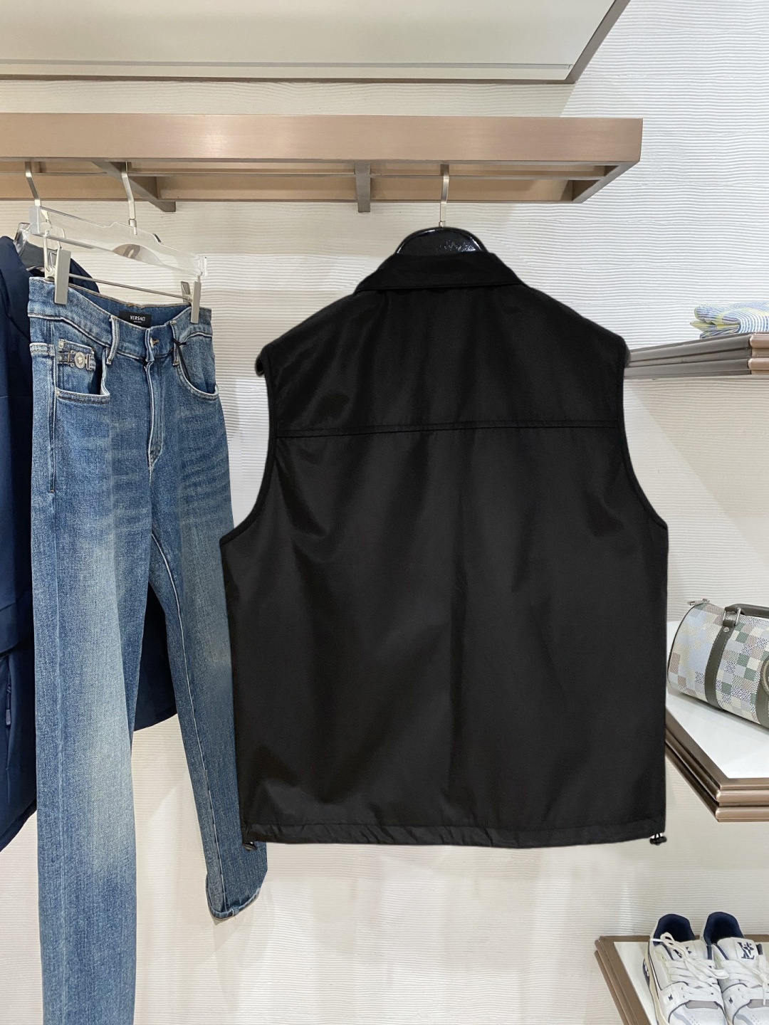 Prada Vest Polyester Hooded S-m-xl