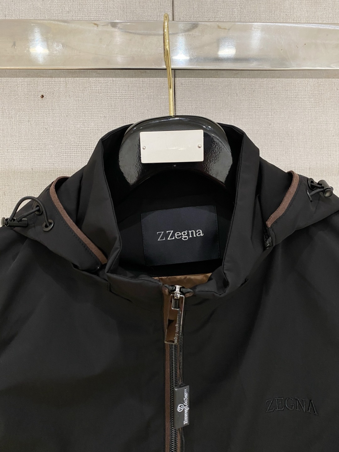 Ermenegildo Zegna Vest Polyester Hooded S-m-xl