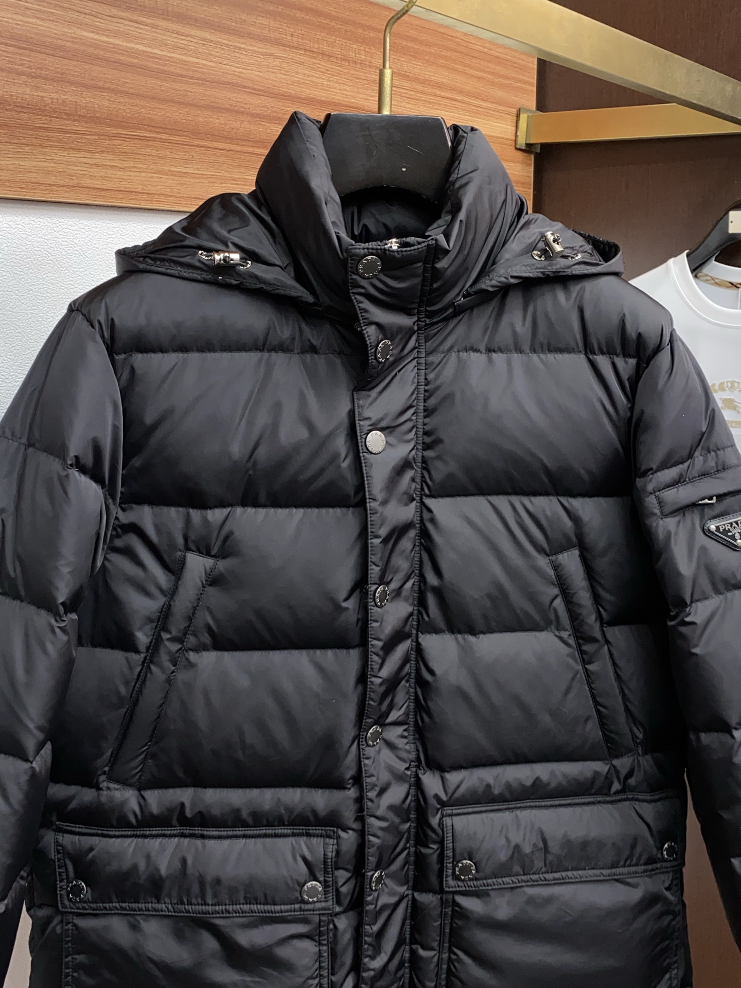 Prada Male Down Jacket White Duck Down M-xl