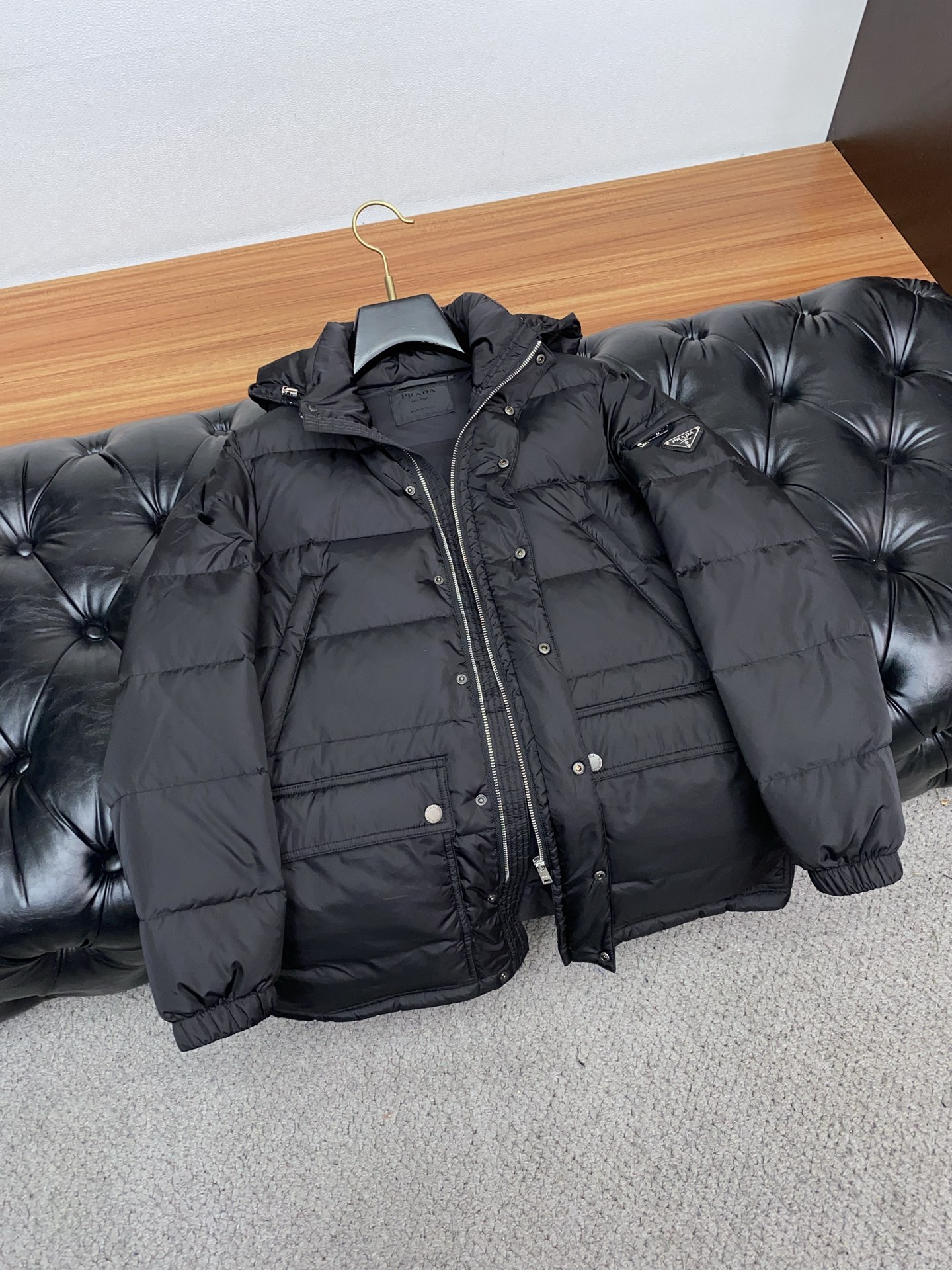 Prada Male Down Jacket White Duck Down M-xl