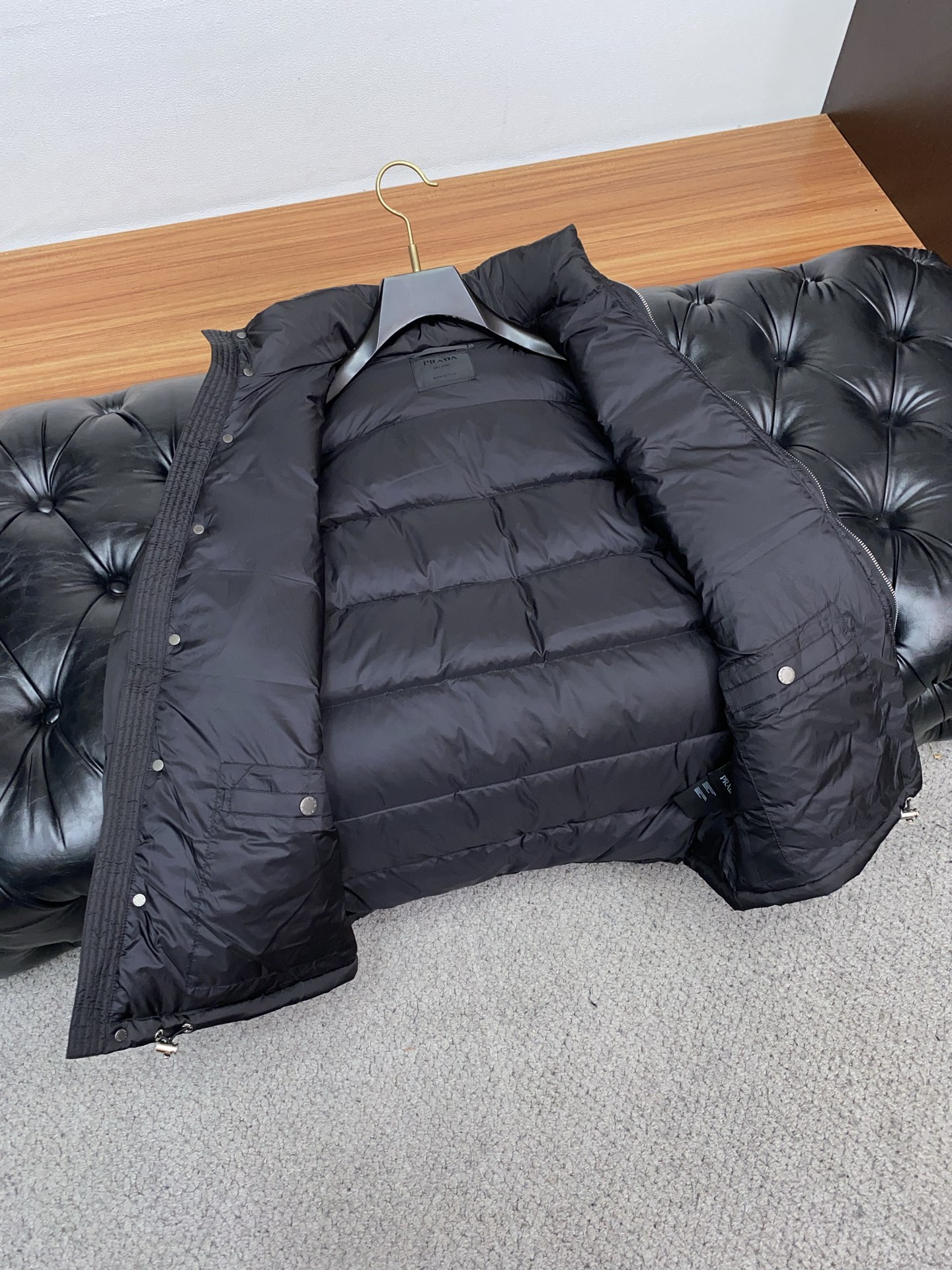 Prada Male Down Jacket White Duck Down M-xl