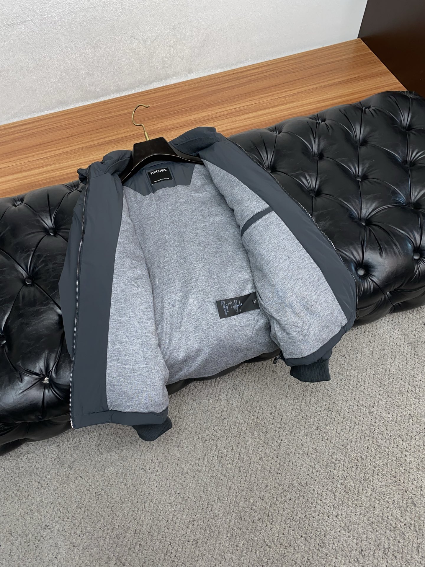 Ermenegildo Zegna Male Down Jacket White Duck Down M-xl