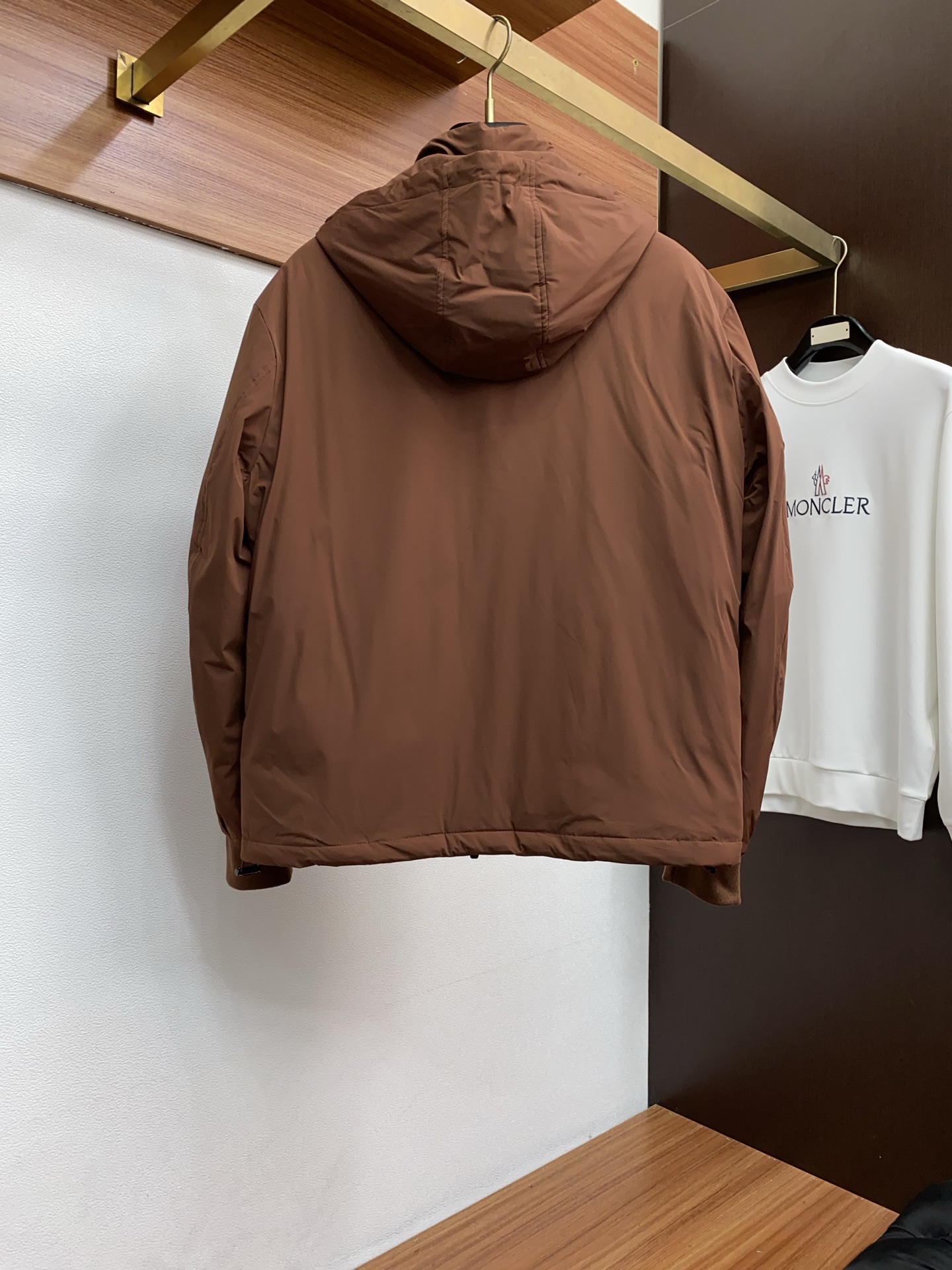 Ermenegildo Zegna Male Down Jacket White Duck Down M-xl