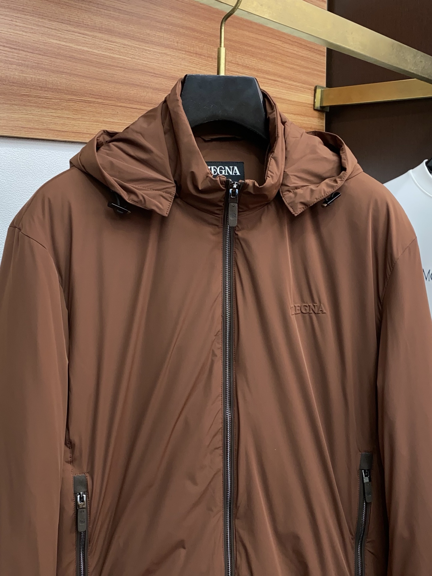 Ermenegildo Zegna Male Down Jacket White Duck Down M-xl