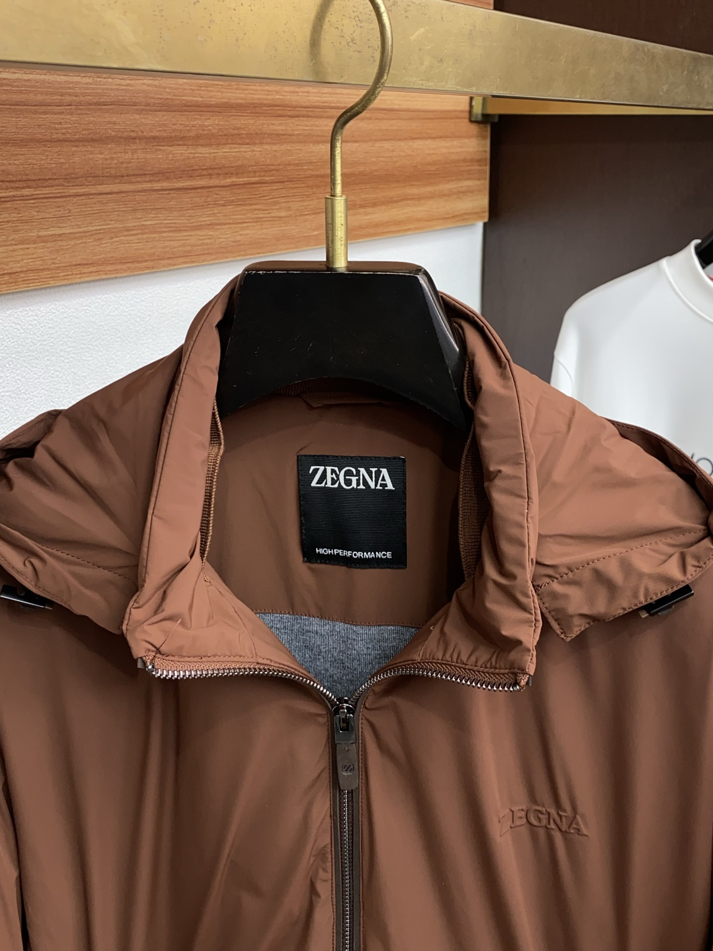 Ermenegildo Zegna Male Down Jacket White Duck Down M-xl
