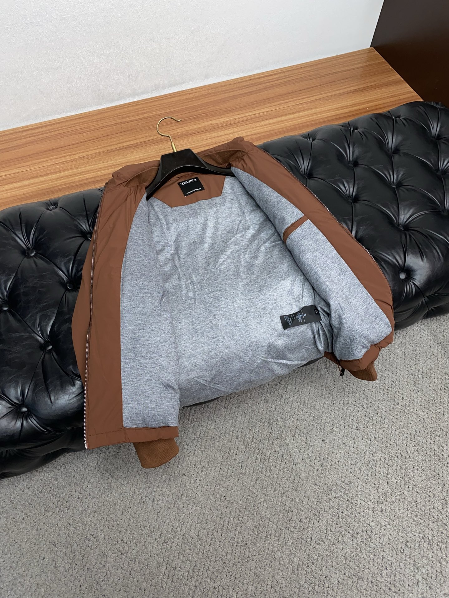 Ermenegildo Zegna Male Down Jacket White Duck Down M-xl