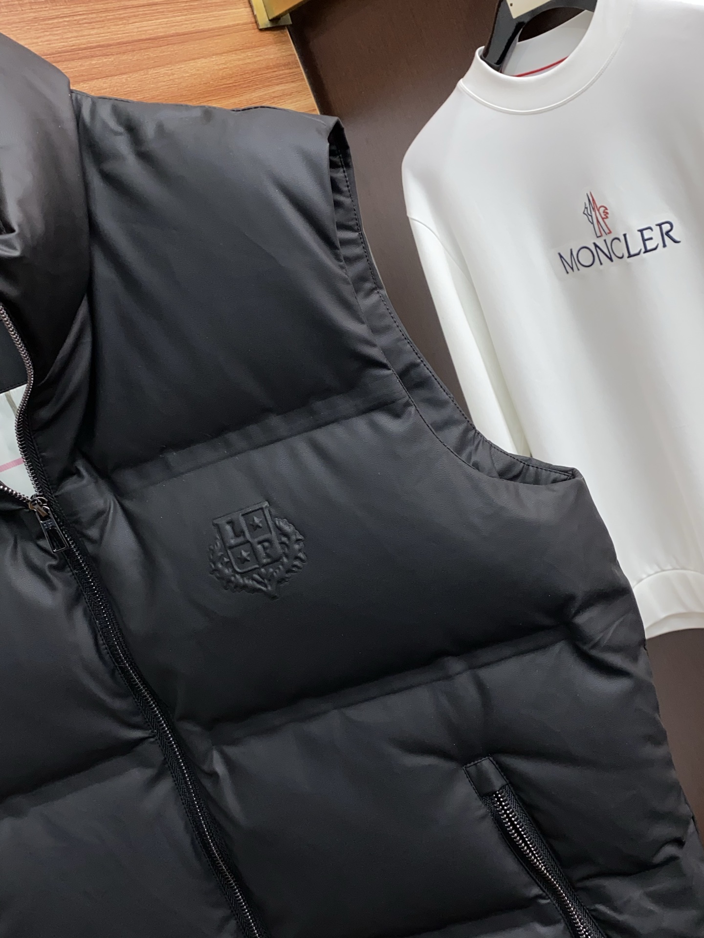 Loro Piana Male Vest White Duck Down Hooded M-l-xl