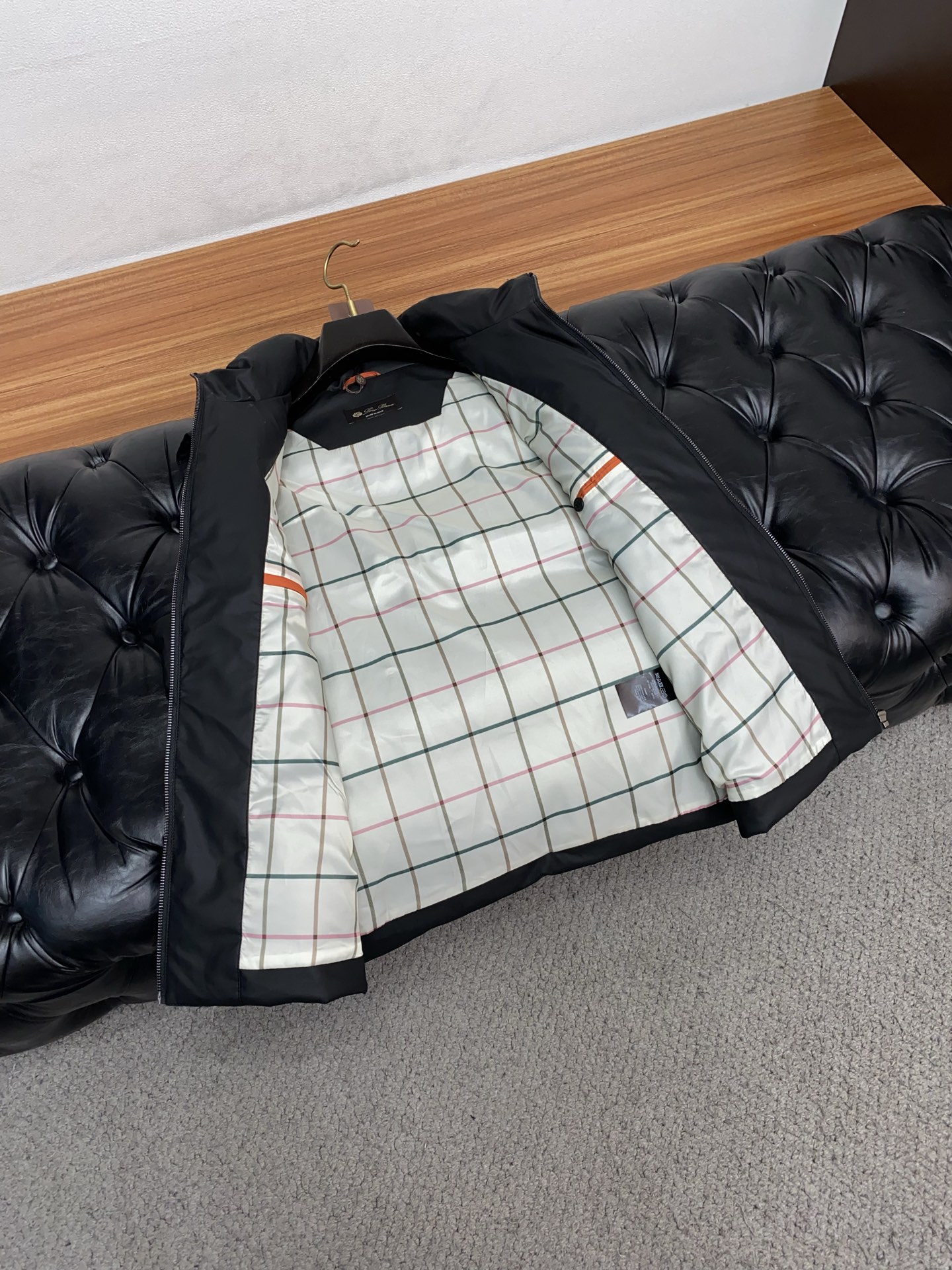 Loro Piana Male Vest White Duck Down Hooded M-l-xl