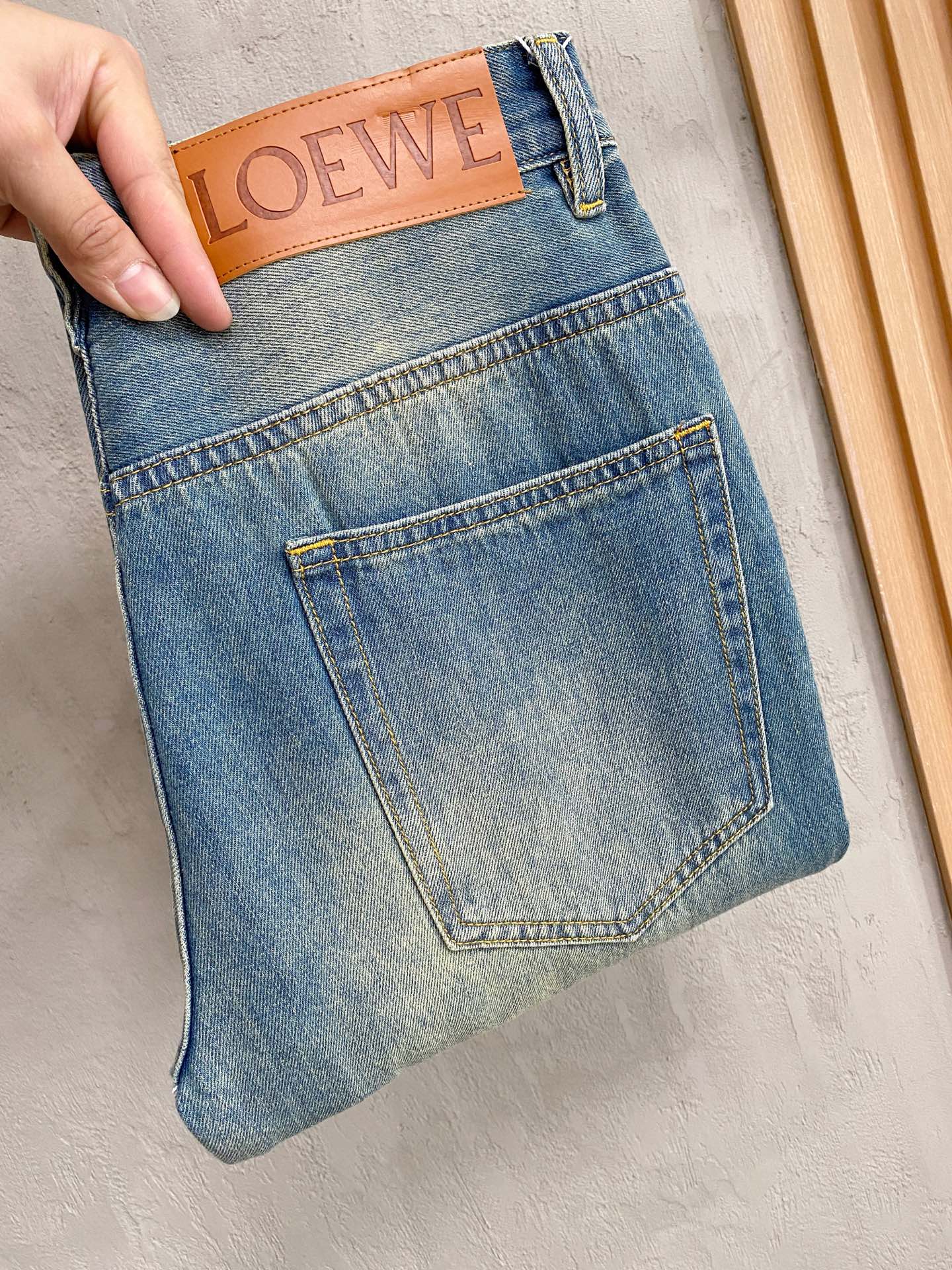 Loewe Male Jeans Denim Slim Fit