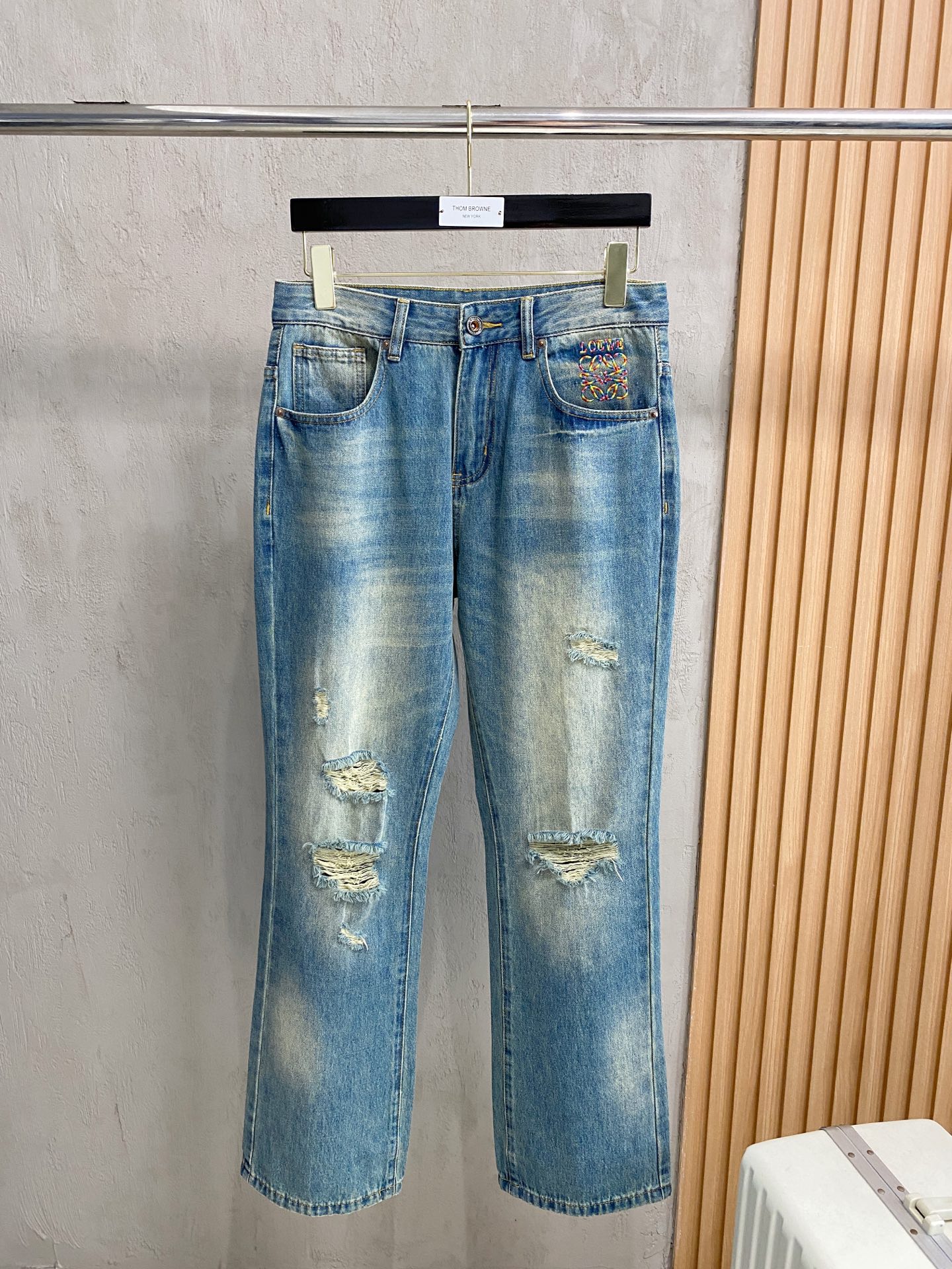 Loewe Male Jeans Denim Slim Fit