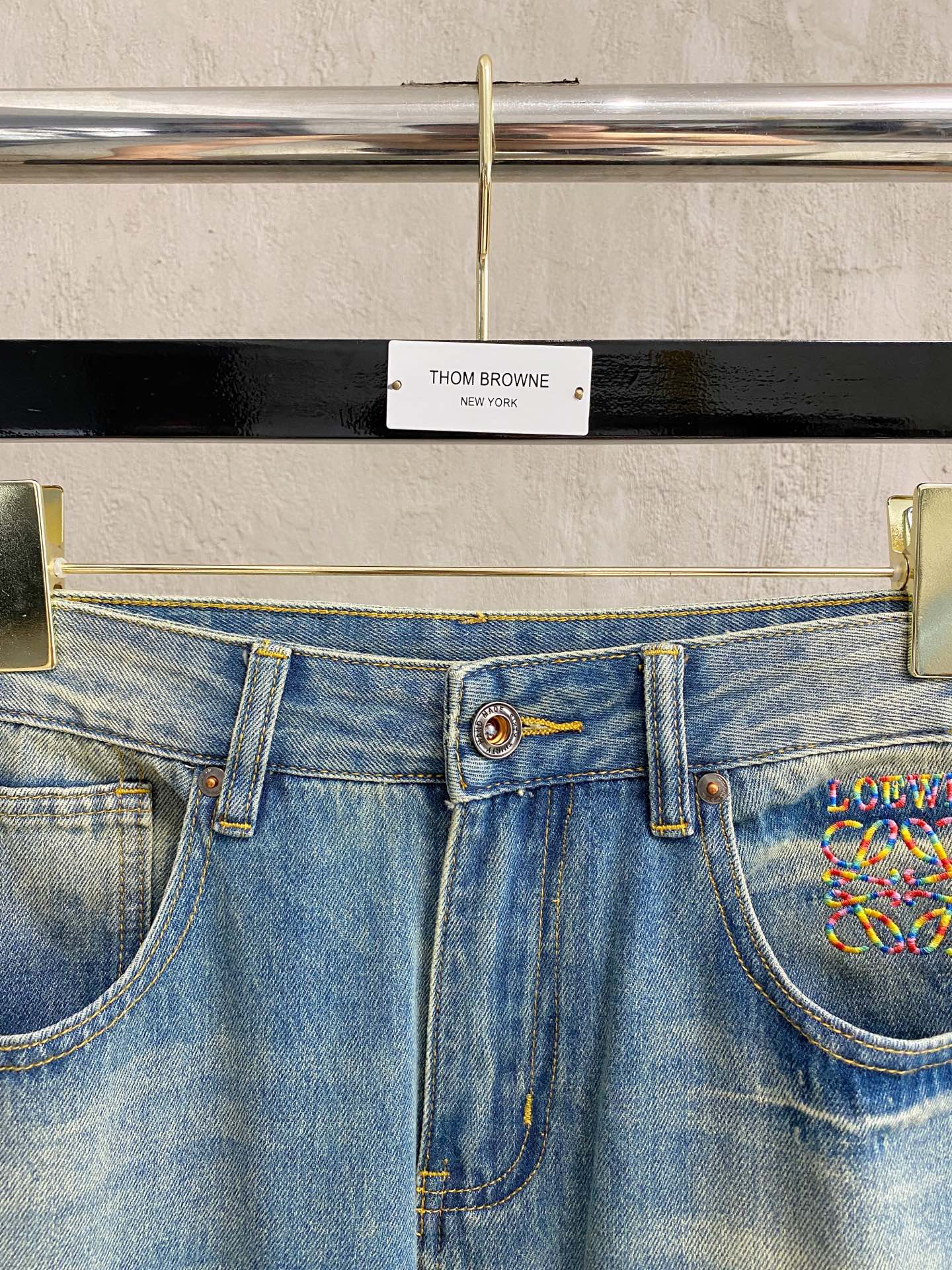 Loewe Male Jeans Denim Slim Fit