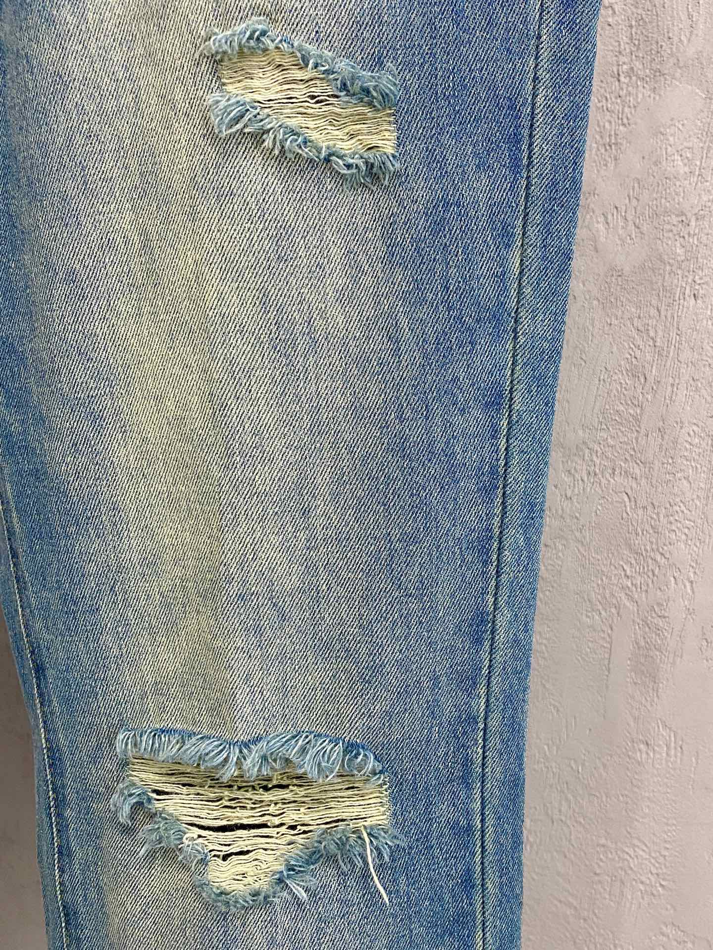 Loewe Male Jeans Denim Slim Fit