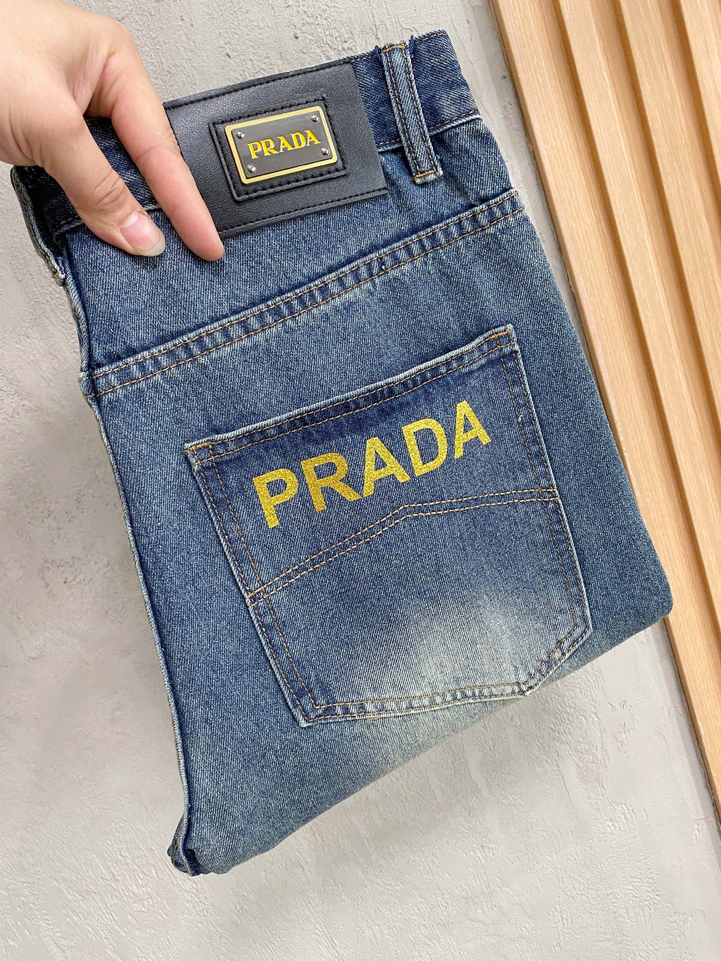 Prada Male Jeans Denim Slim Fit