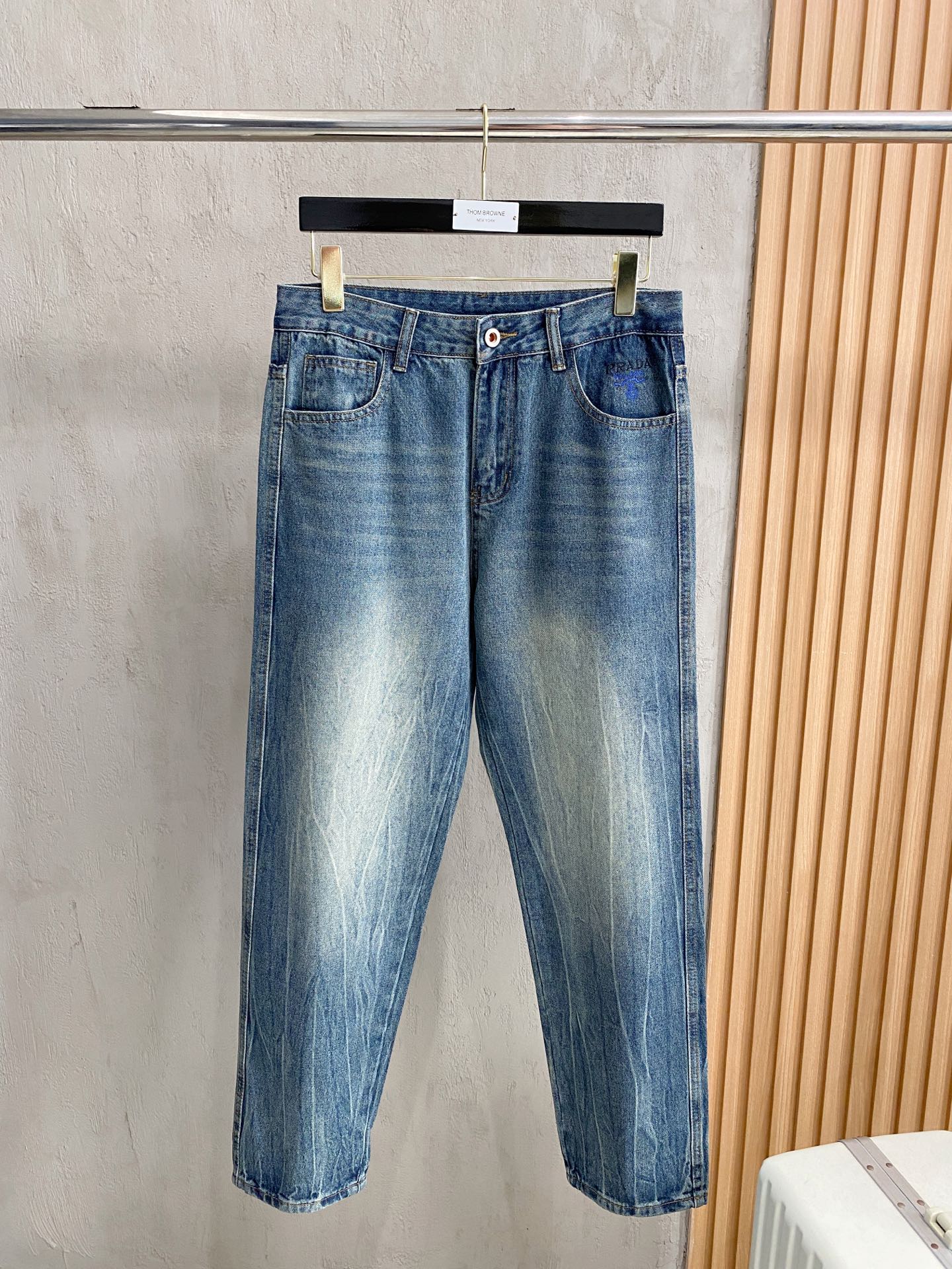 Prada Male Jeans Denim Slim Fit