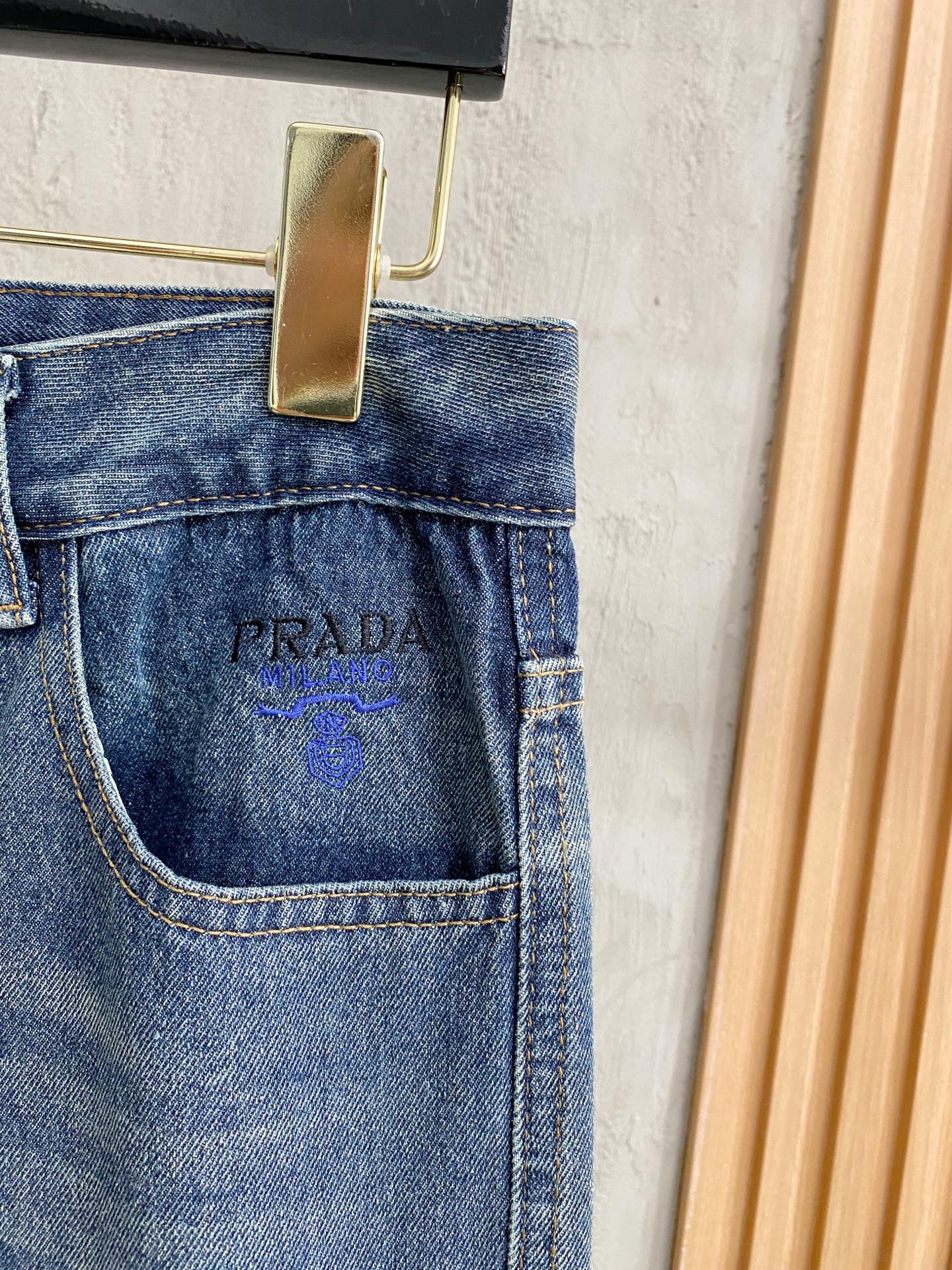 Prada Male Jeans Denim Slim Fit