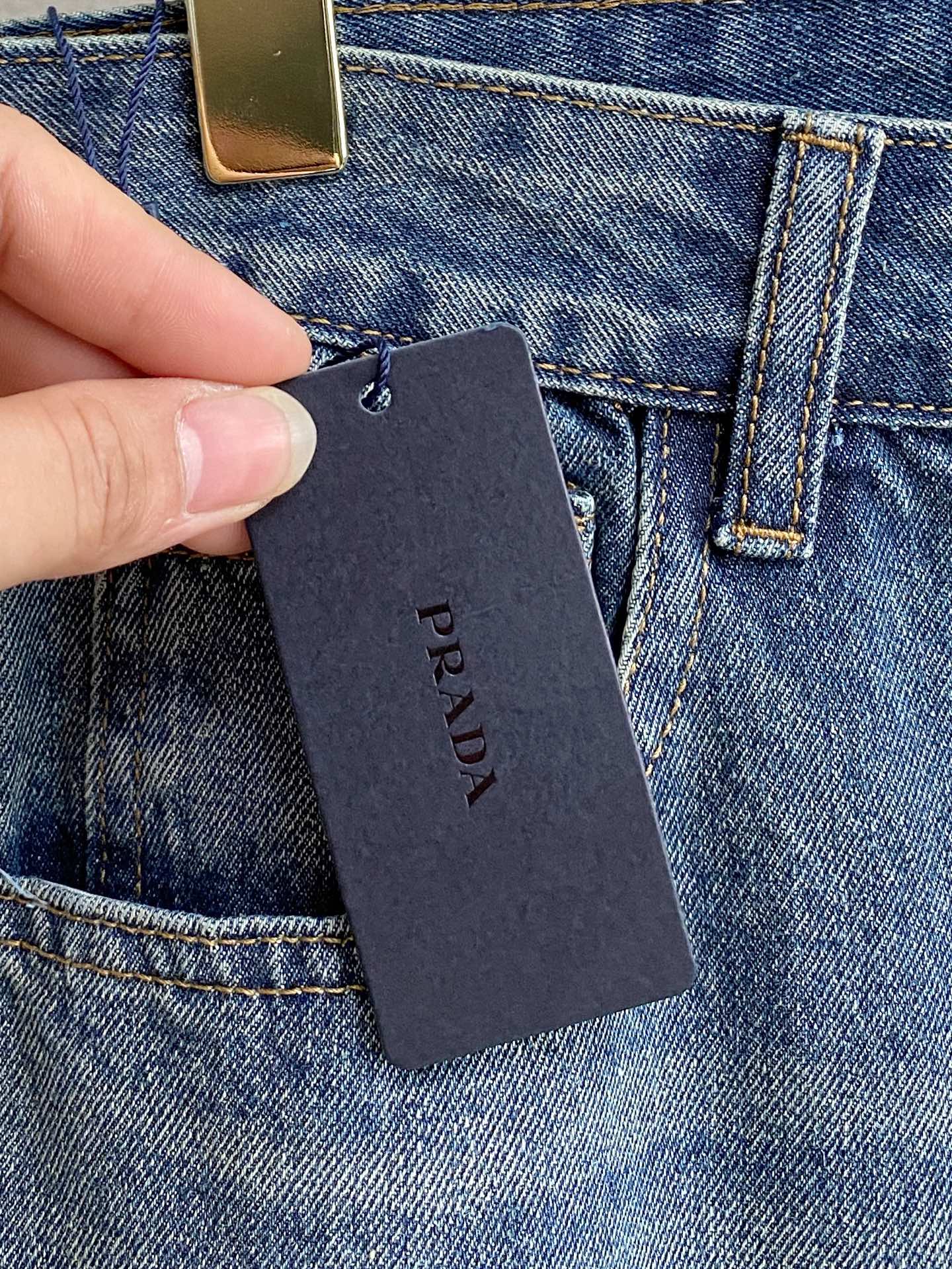 Prada Male Jeans Denim Slim Fit