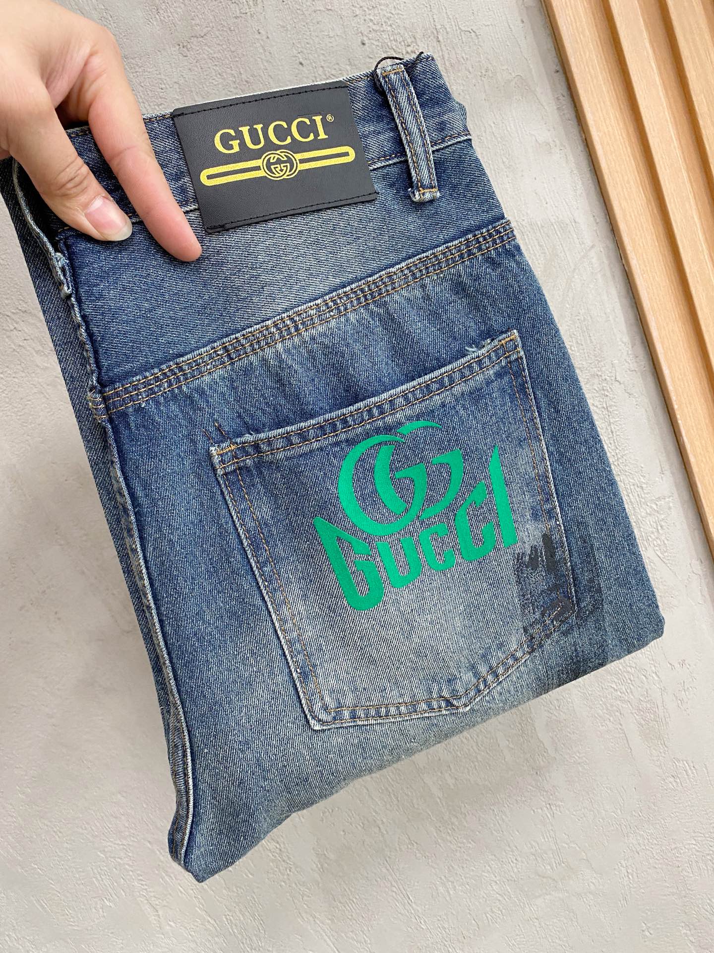 Gucci Male Jeans Denim Slim Fit