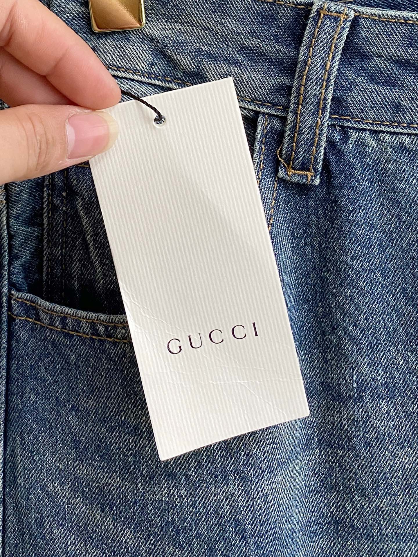 Gucci Male Jeans Denim Slim Fit
