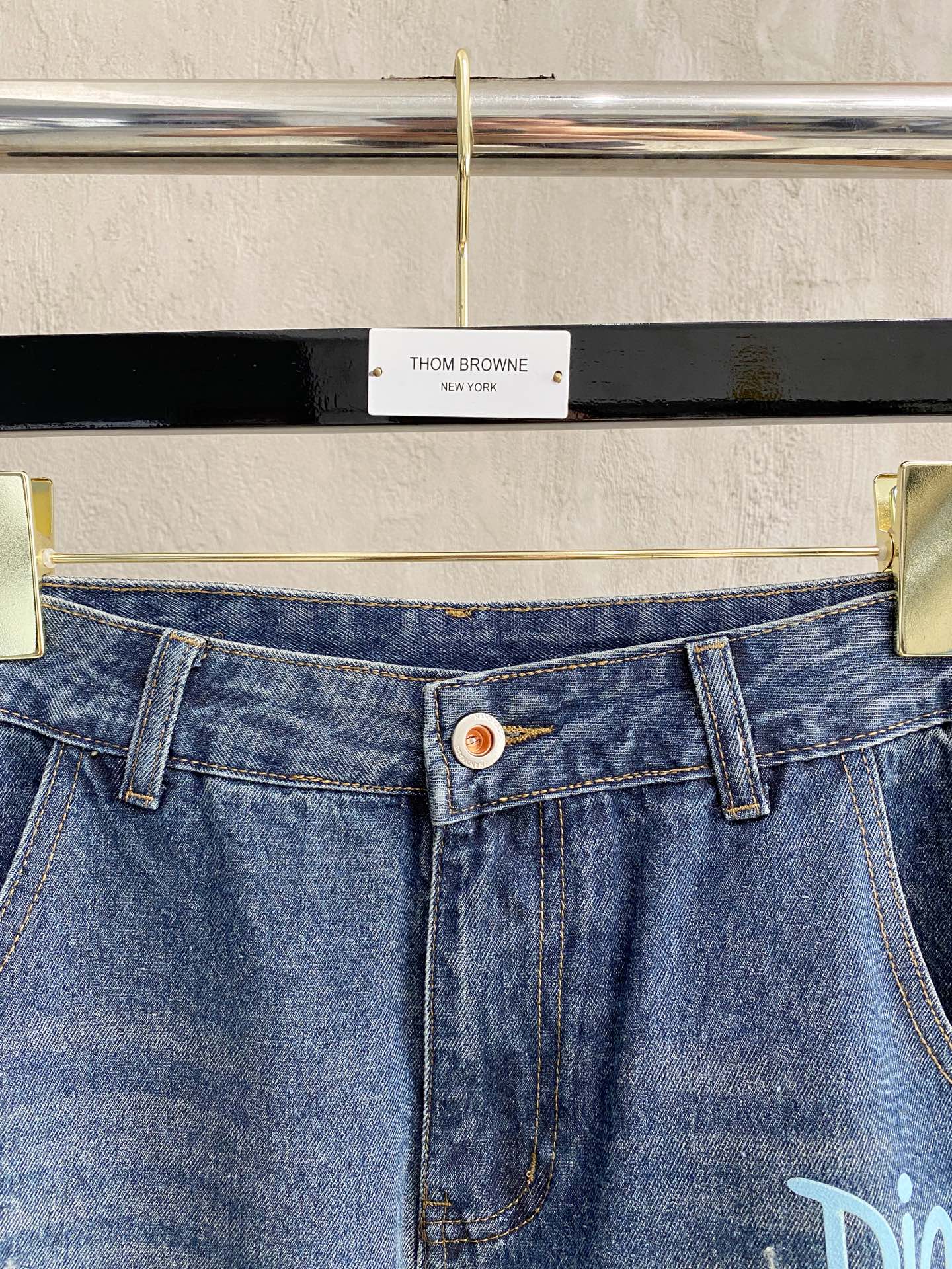 Dior Male Jeans Denim Slim Fit