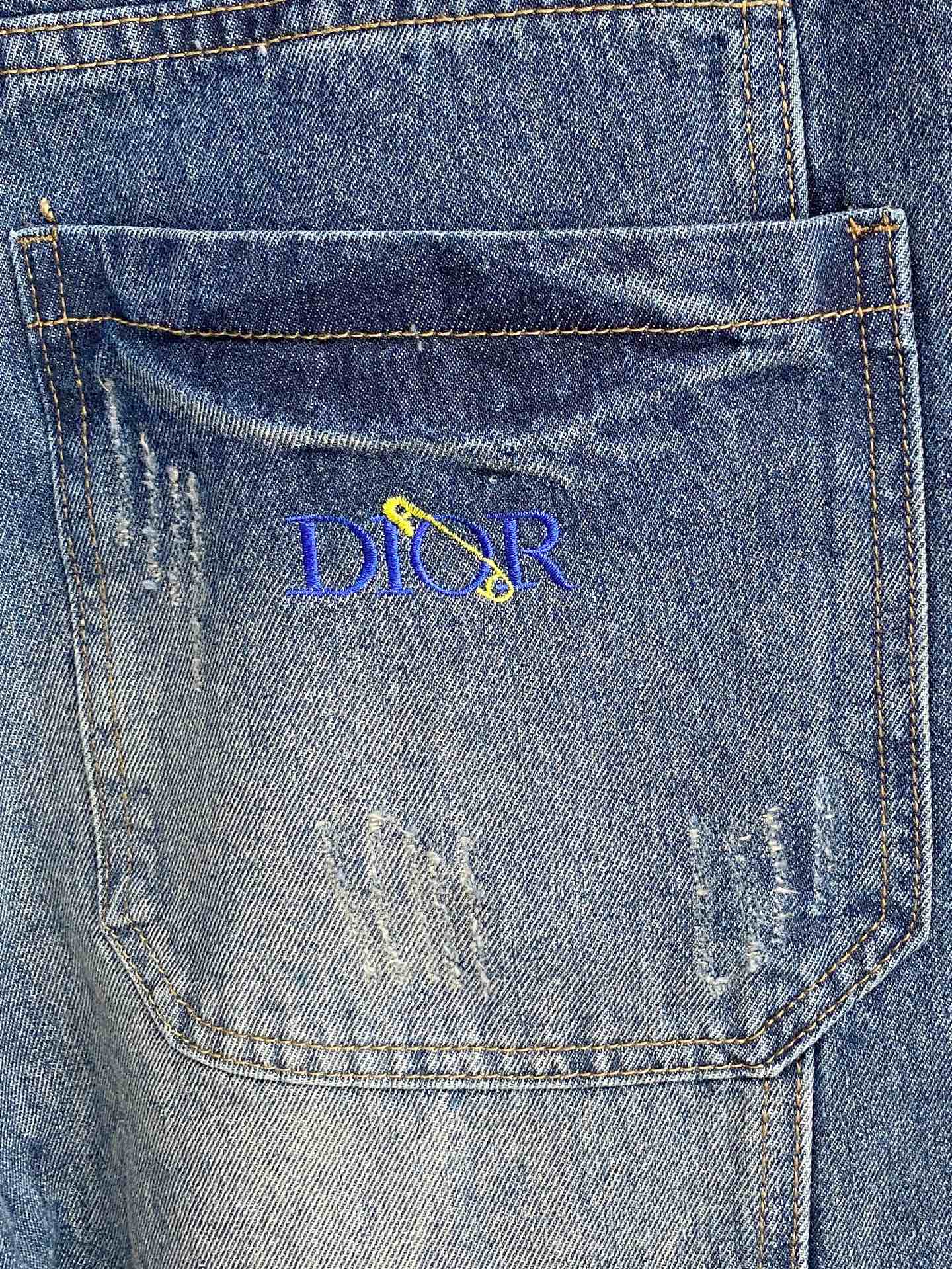 Dior Male Jeans Denim Slim Fit