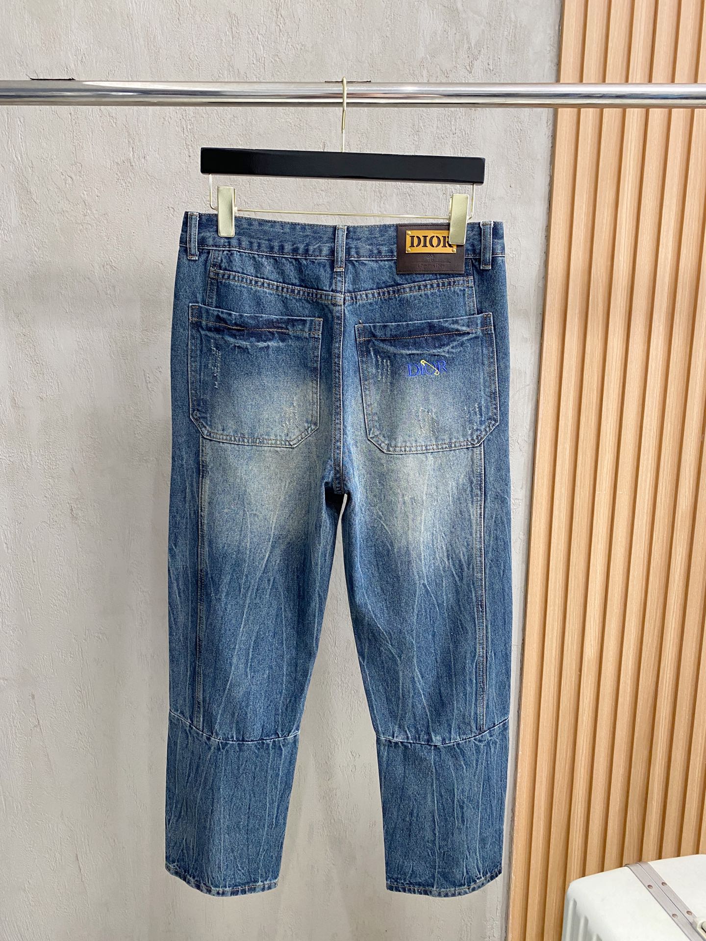 Dior Male Jeans Denim Slim Fit