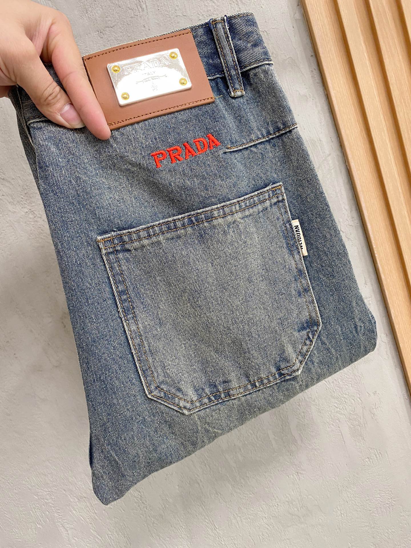 Prada Male Jeans Denim Slim Fit