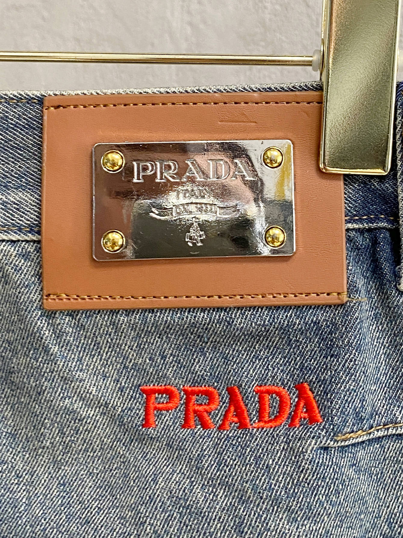 Prada Male Jeans Denim Slim Fit