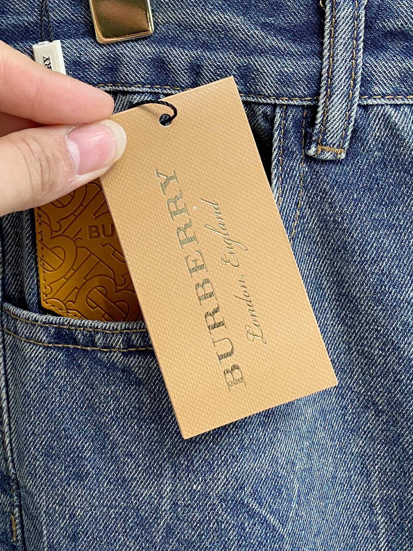Burberry Male Jeans Denim Slim Fit