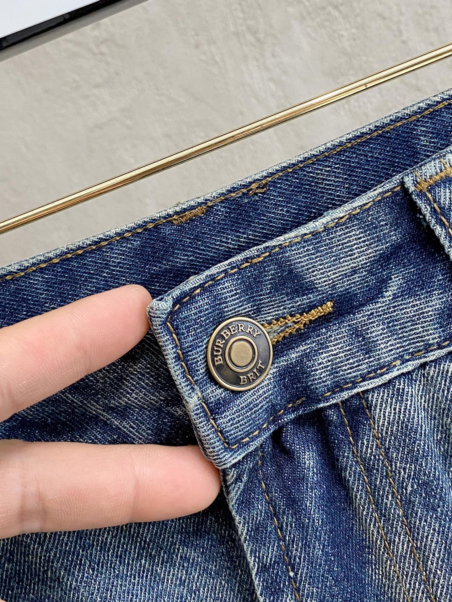 Burberry Male Jeans Denim Slim Fit