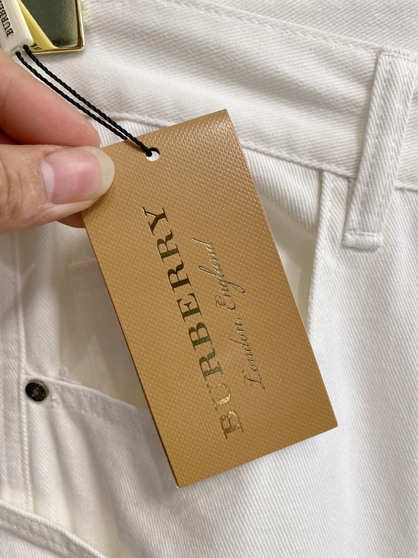 Burberry Male Jeans Denim Slim Fit