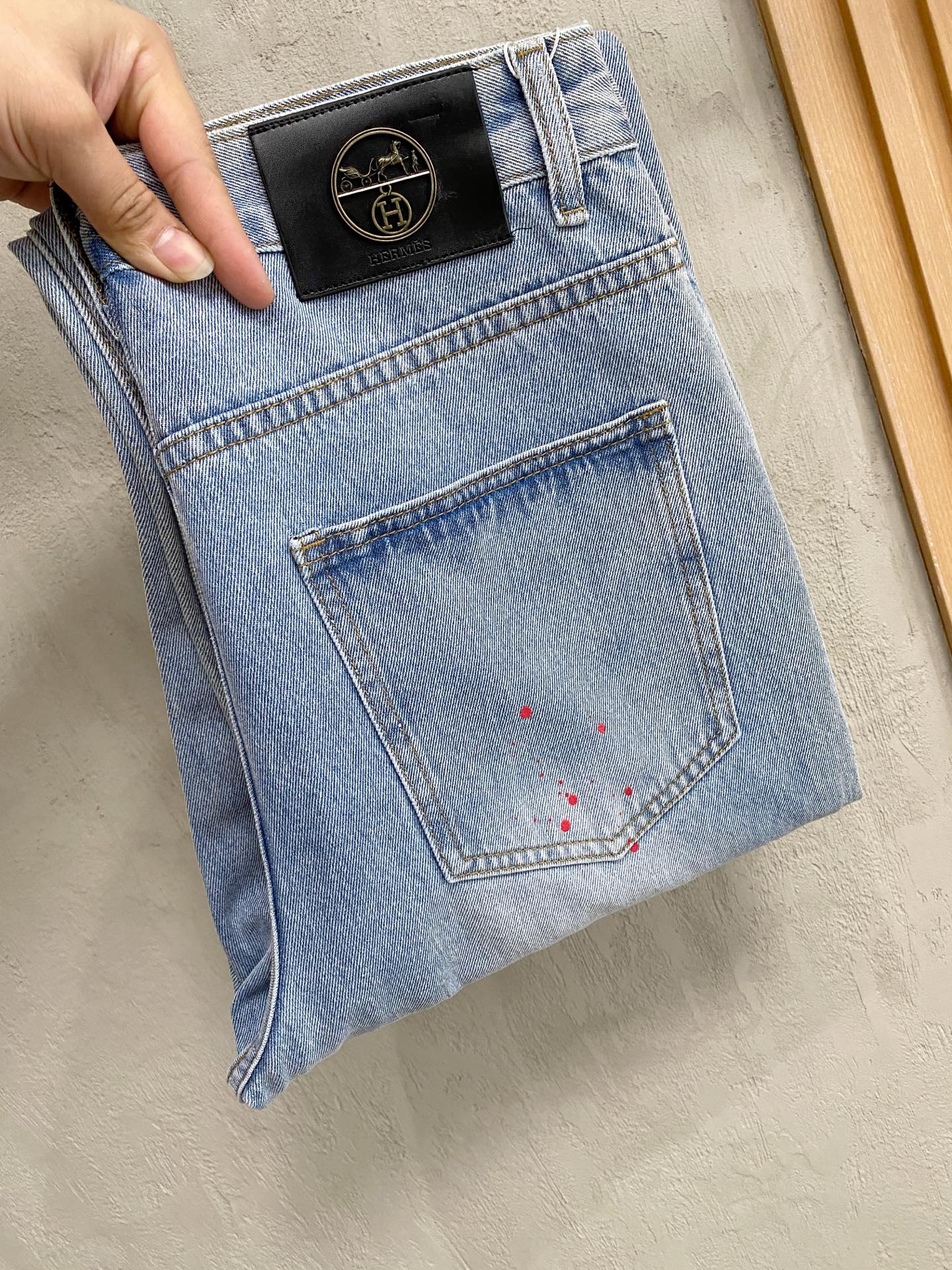Hermès Male Jeans Denim Slim Fit