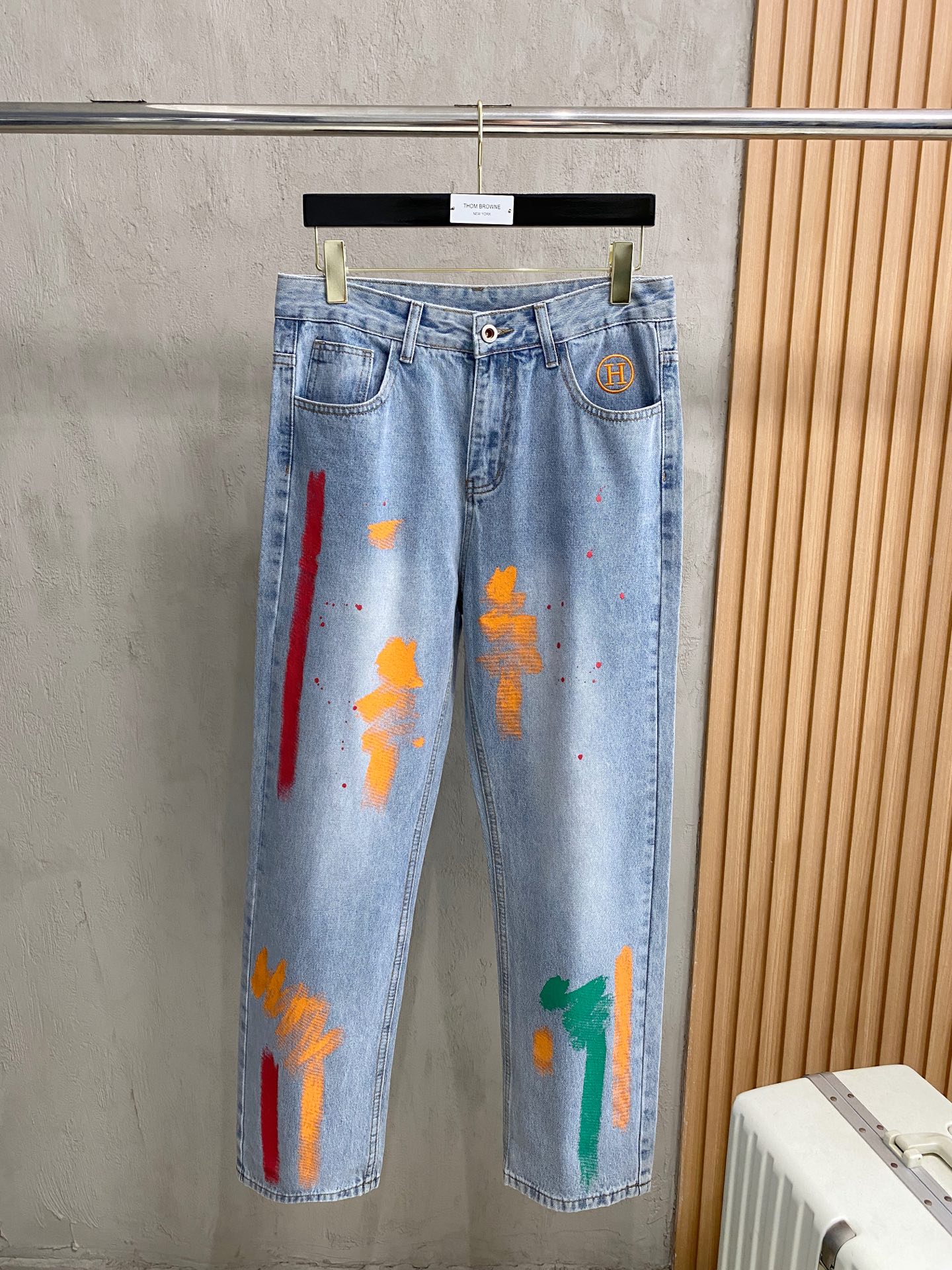 Hermès Male Jeans Denim Slim Fit