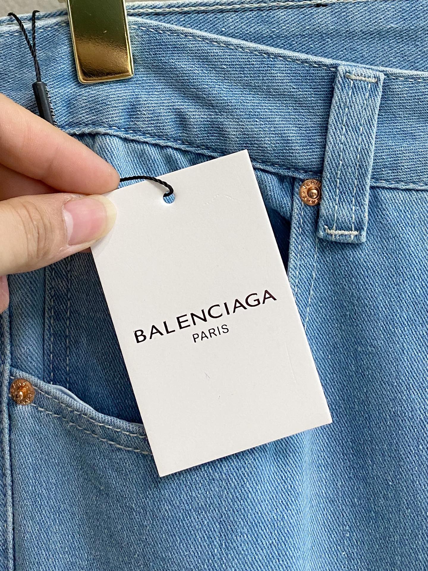 Balenciaga Male Jeans Denim Slim Fit
