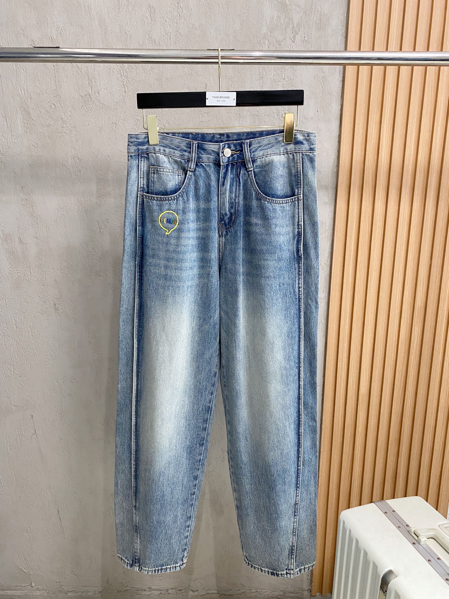 Fendi Male Jeans Denim Slim Fit