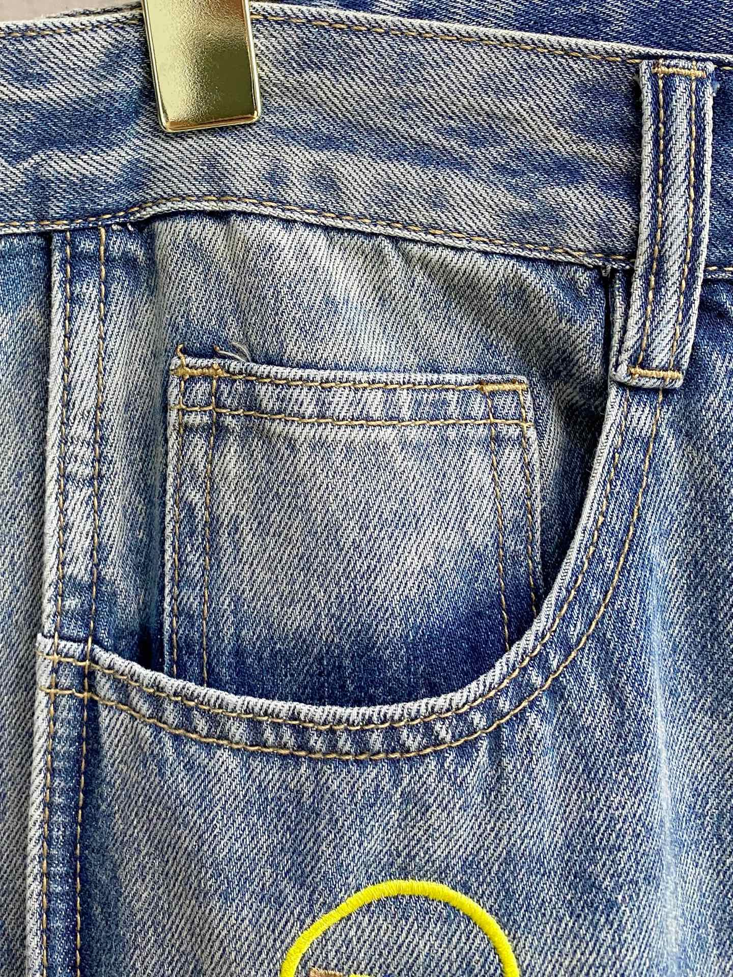 Fendi Male Jeans Denim Slim Fit