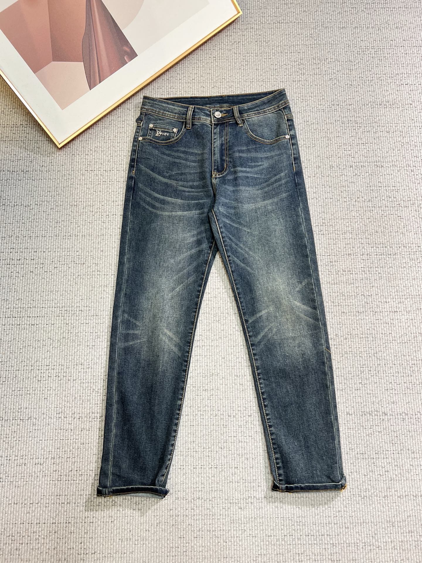 Louis Vuitton Male Jeans Slim Fit L